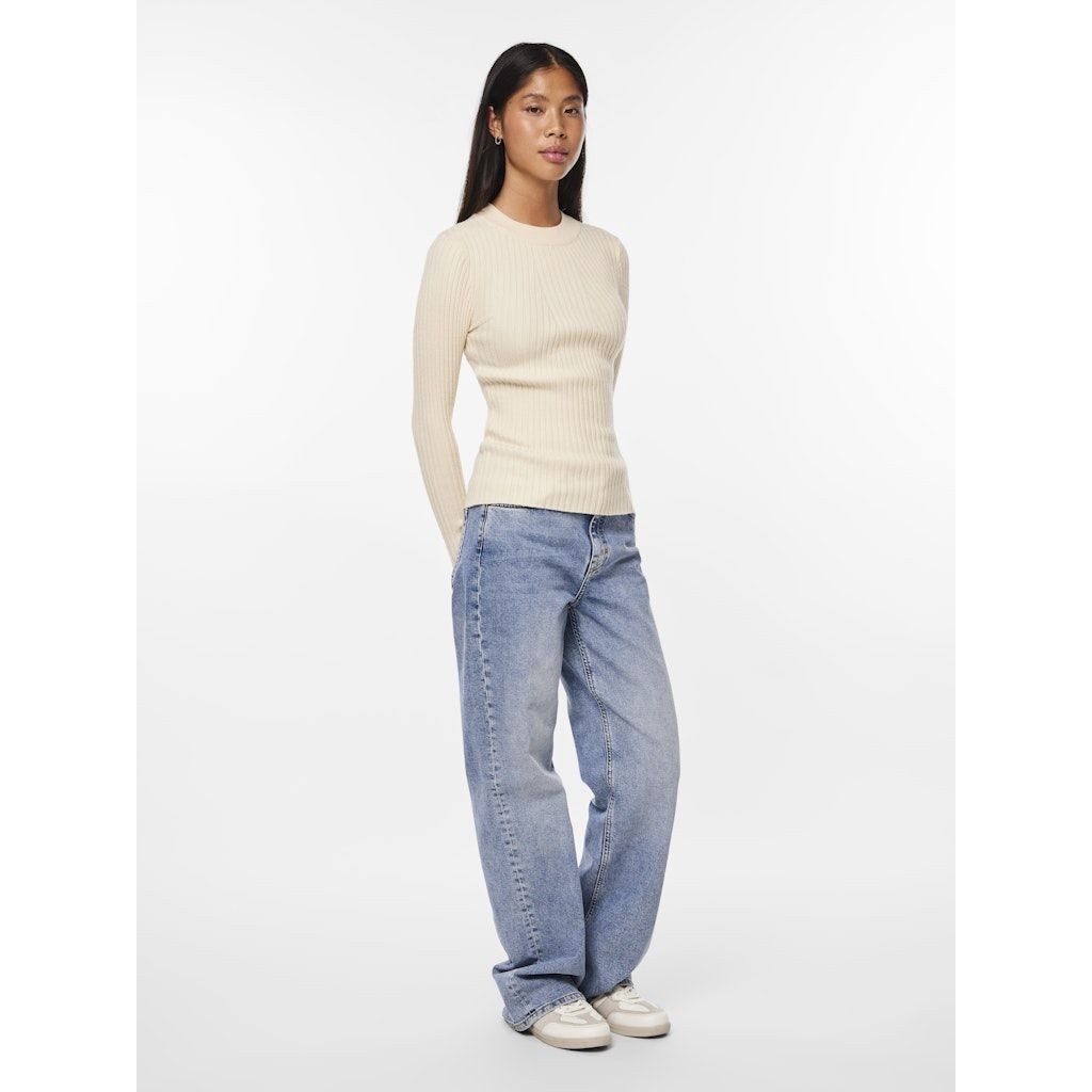 PIECES Megztinis moterims, Kūno, PCCRISTA LS O-NECK K 2