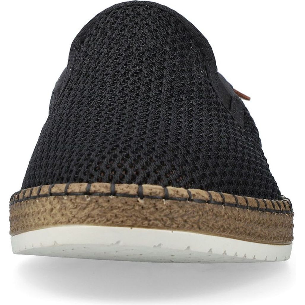 RIEKER Bateliai - vyrams, Juoda, SHOES 6