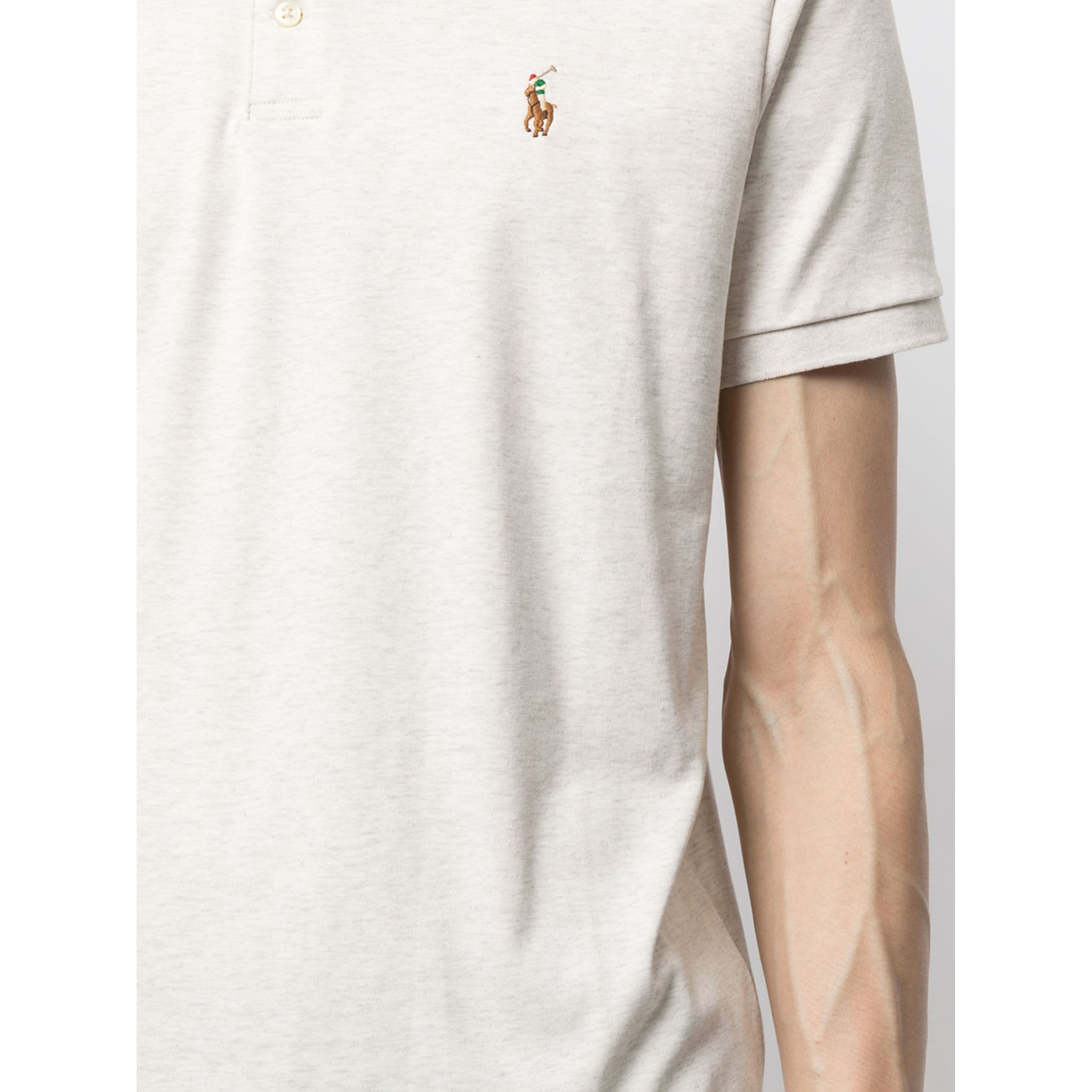 POLO RALPH LAUREN Polo marškiniai trumpos rank. vyrams, Pilka, Short sleeve polo 4