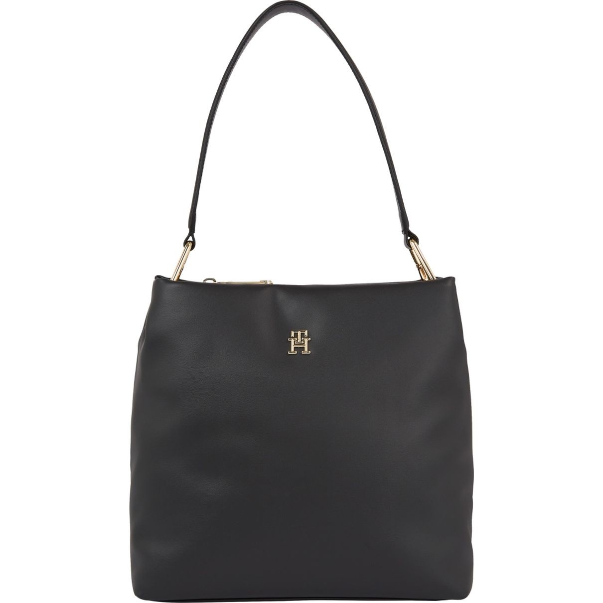 TOMMY HILFIGER Rankinė per petį moterims, Juoda, Soft bucket 1