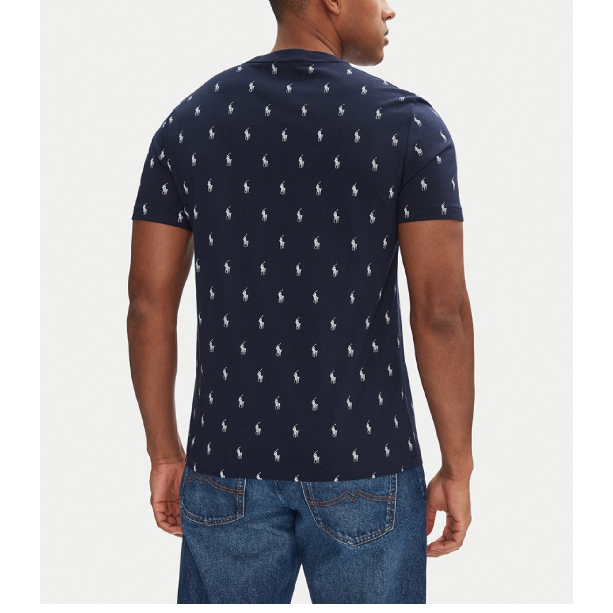 POLO RALPH LAUREN Pižama vyrams, Mėlyna, S/s crew sleep top 2