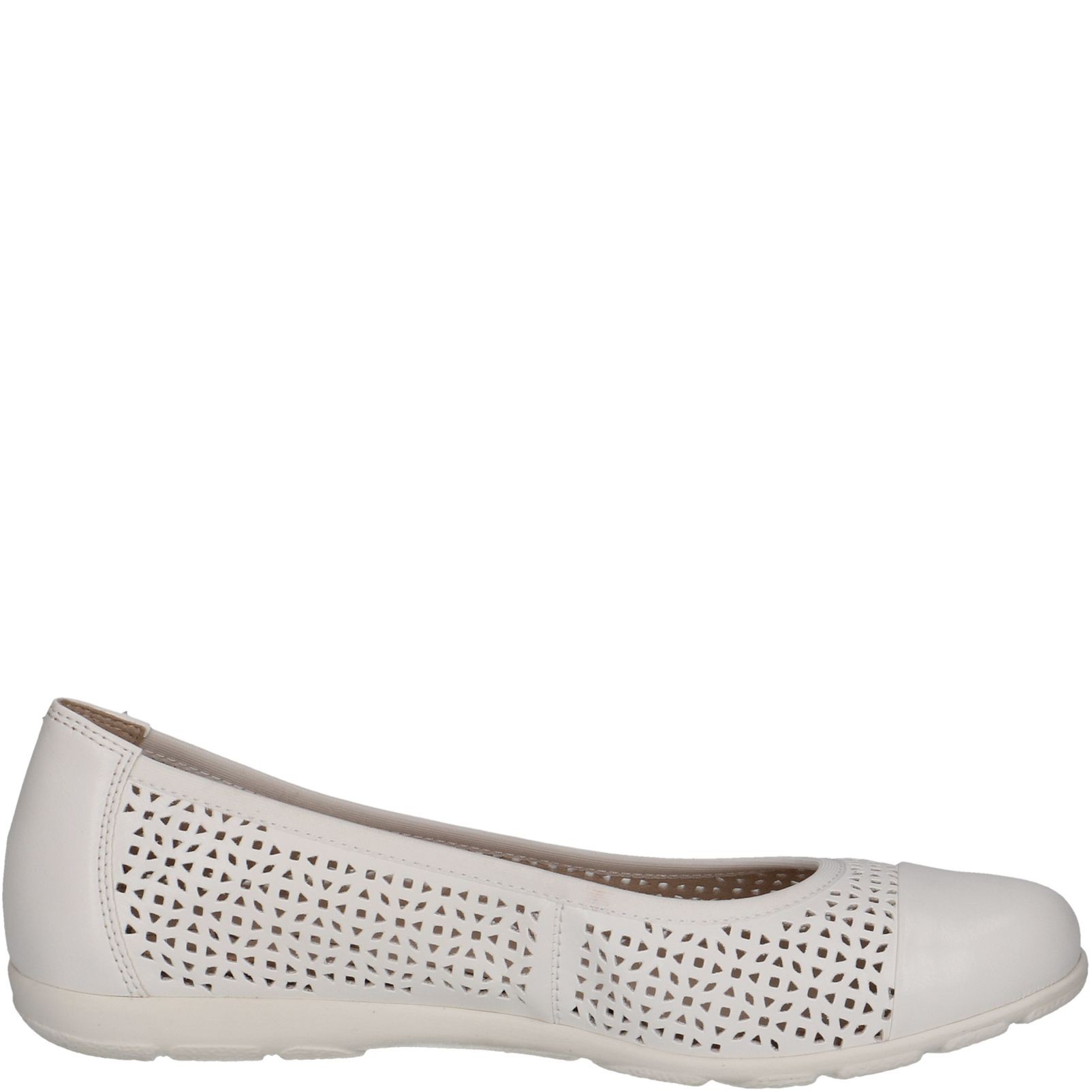 CAPRICE Balerinos moterims, Balta, Ballerinas 3