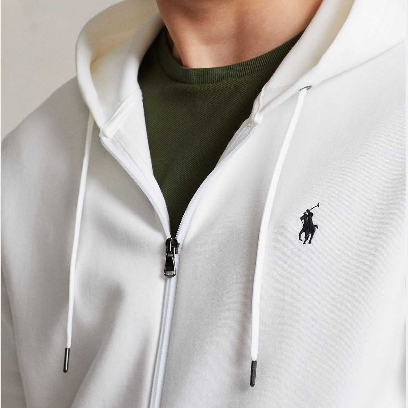 POLO RALPH LAUREN Sportinis nertinis vyrams, Balta, Long sleeve sweatshirt 4