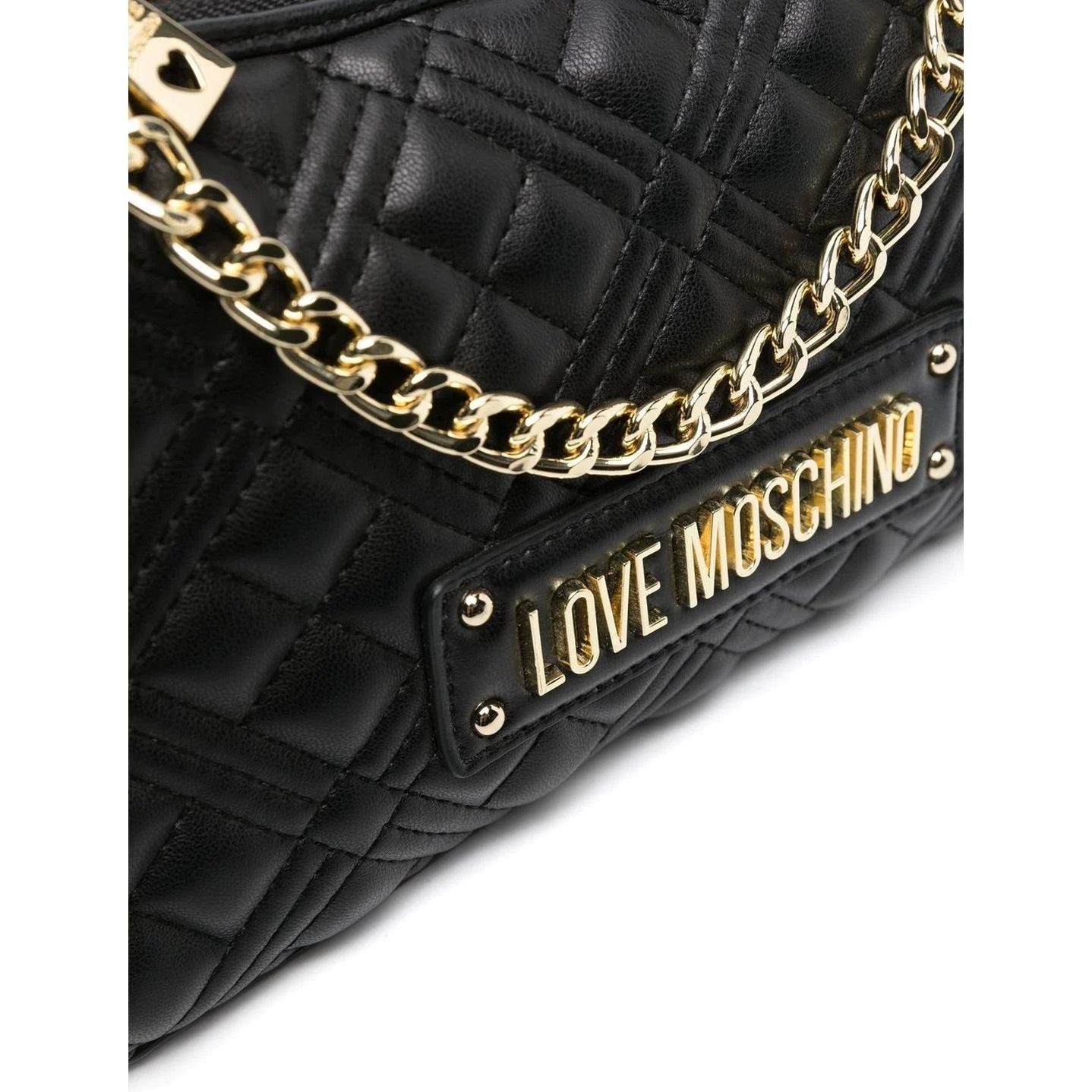 LOVE MOSCHINO Rankinė per petį moterims, Juoda, Crossbody 3