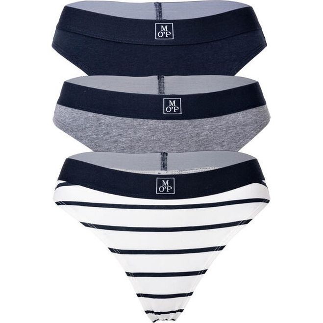 MARC O'POLO Kelnaitės moterims, Mėlyna, String 3P 1