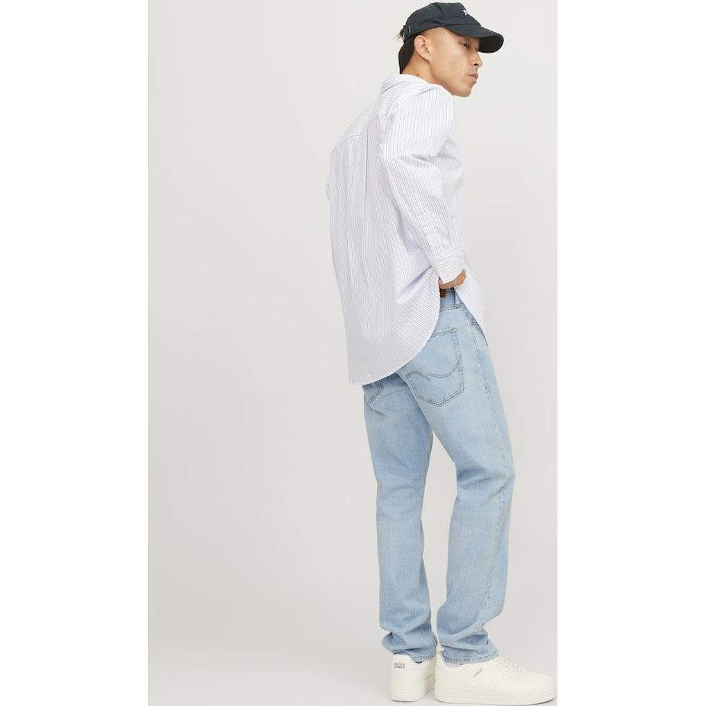 JACK & JONES Tiesūs džinsai vyrams, Mėlyna, JJIMIKE JJORIGINAL 6