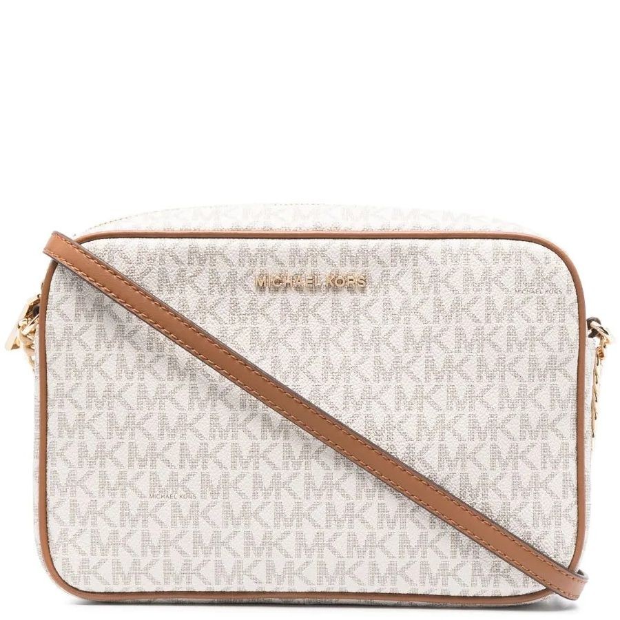 MICHAEL KORS Rankinė per petį moterims, Balta, LG east/west crossbody 1