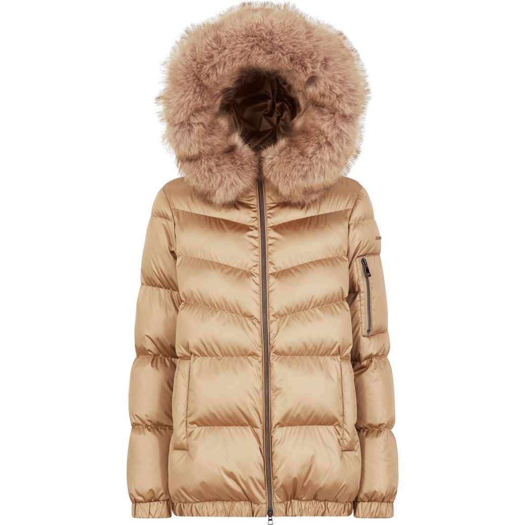 GEOX Striukė moterims, Smėlio, Backsie jackets 2