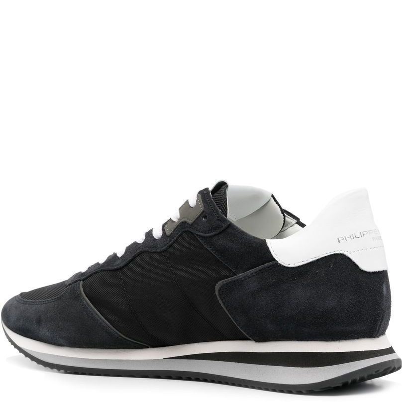 PHILIPPE MODEL Sportiniai bateliai vyrams, Juoda, Trpx low man sneaker 3