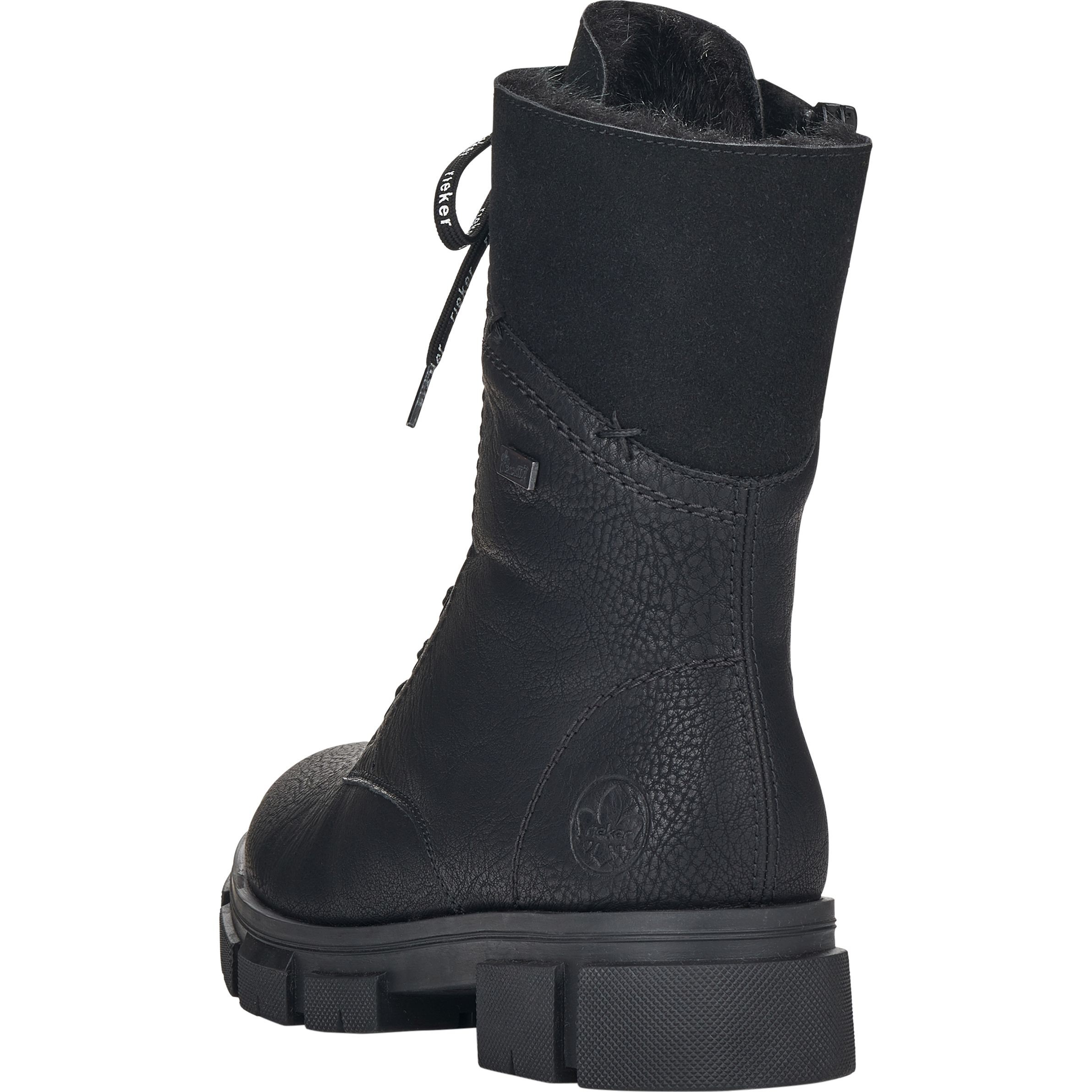 RIEKER Aulinukai moterims, Juoda, BOOTIES 4