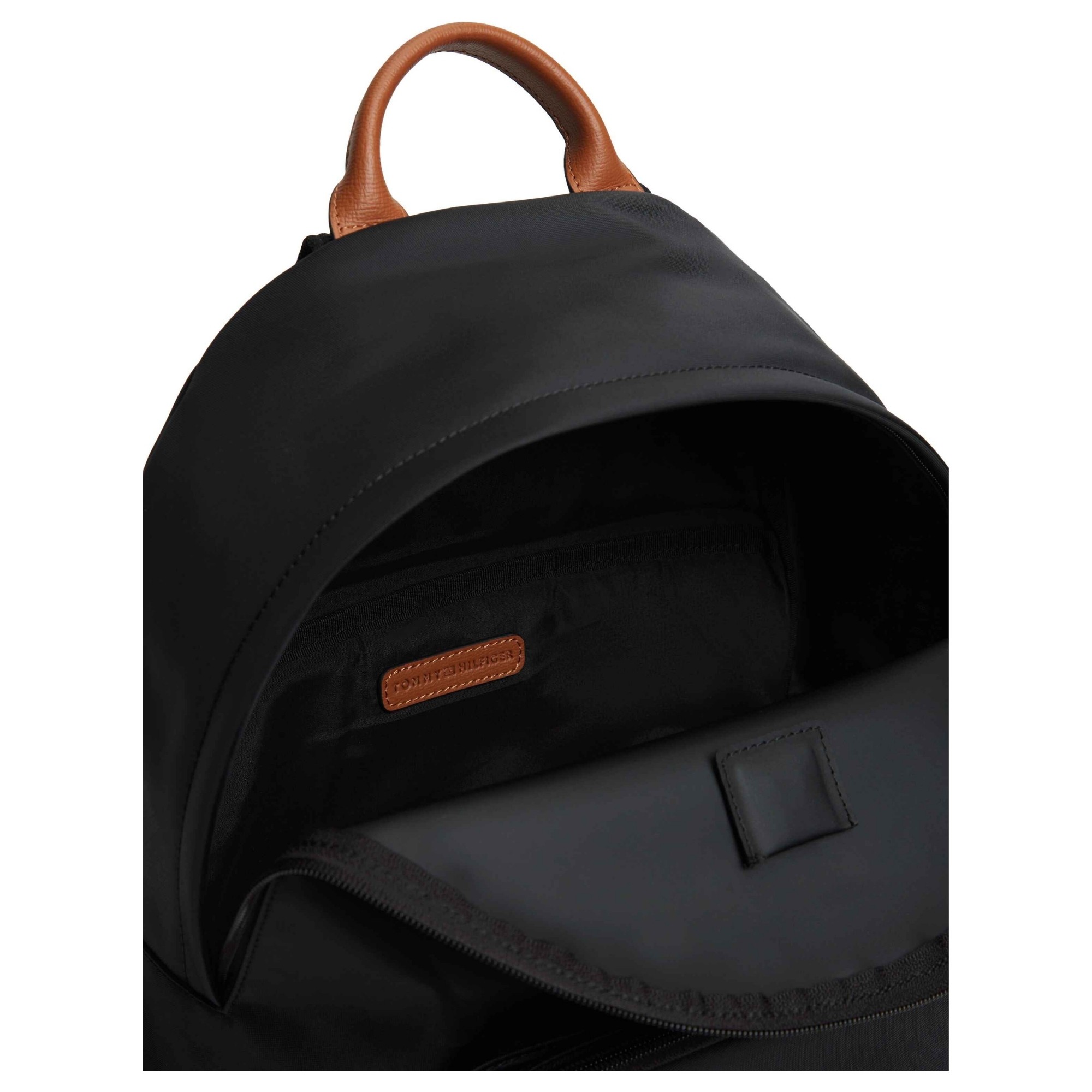 TOMMY HILFIGER Kuprinė moterims, Juoda, popette dome backpack 4