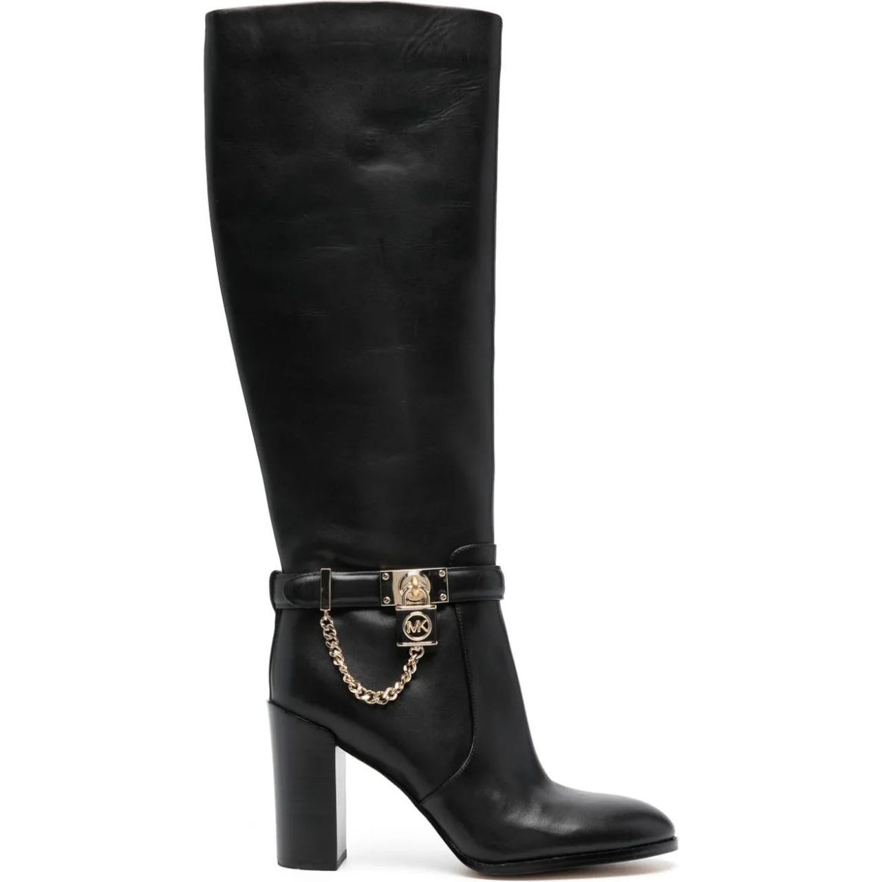 MICHAEL KORS Auliniai moterims, Juoda, Hamilton heeled boot 2