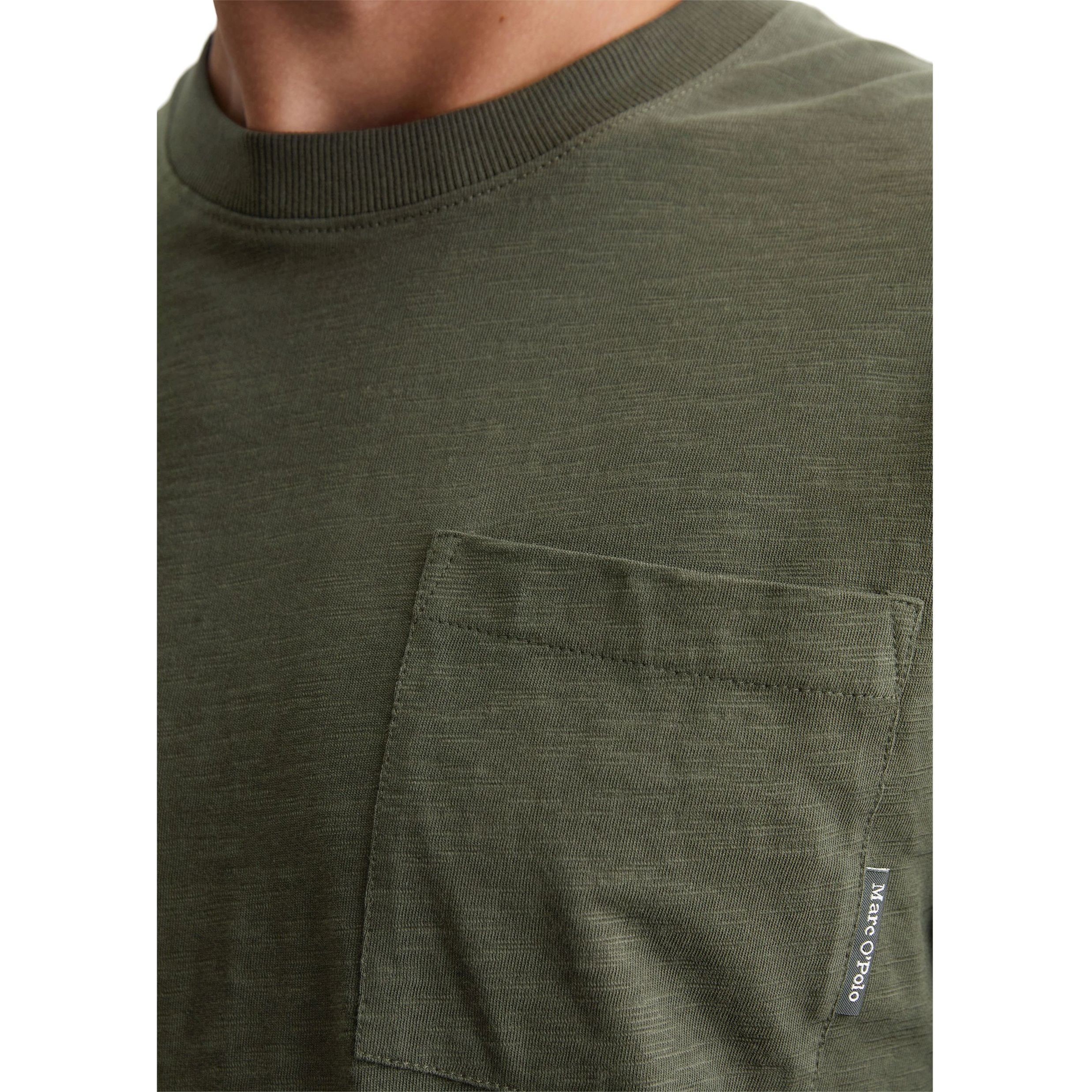MARC O'POLO Marškinėliai ilgom. rankovėmis vyrams, Žalia, Tshirts lo 520222252060 4
