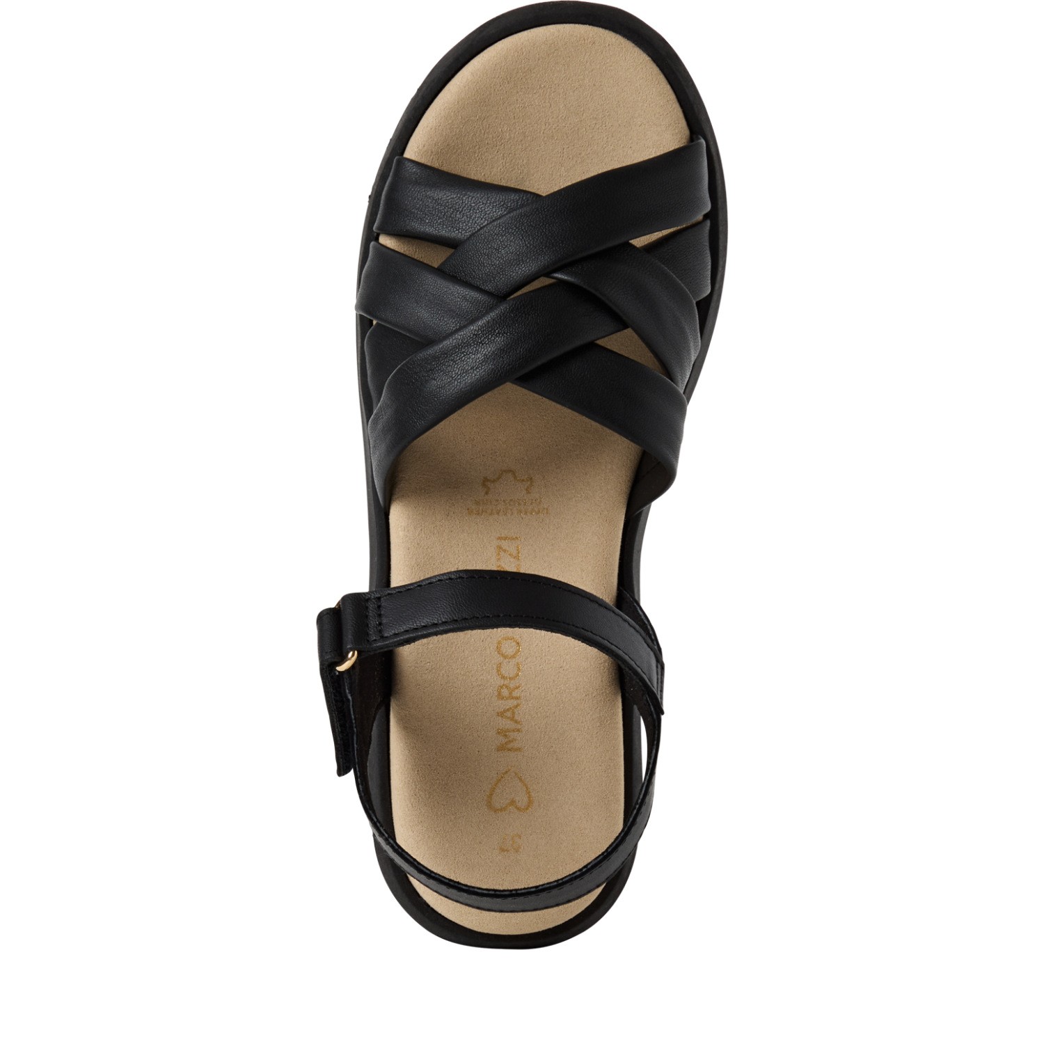 MARCO TOZZI Basutės moterims, Juoda, Sandals 5