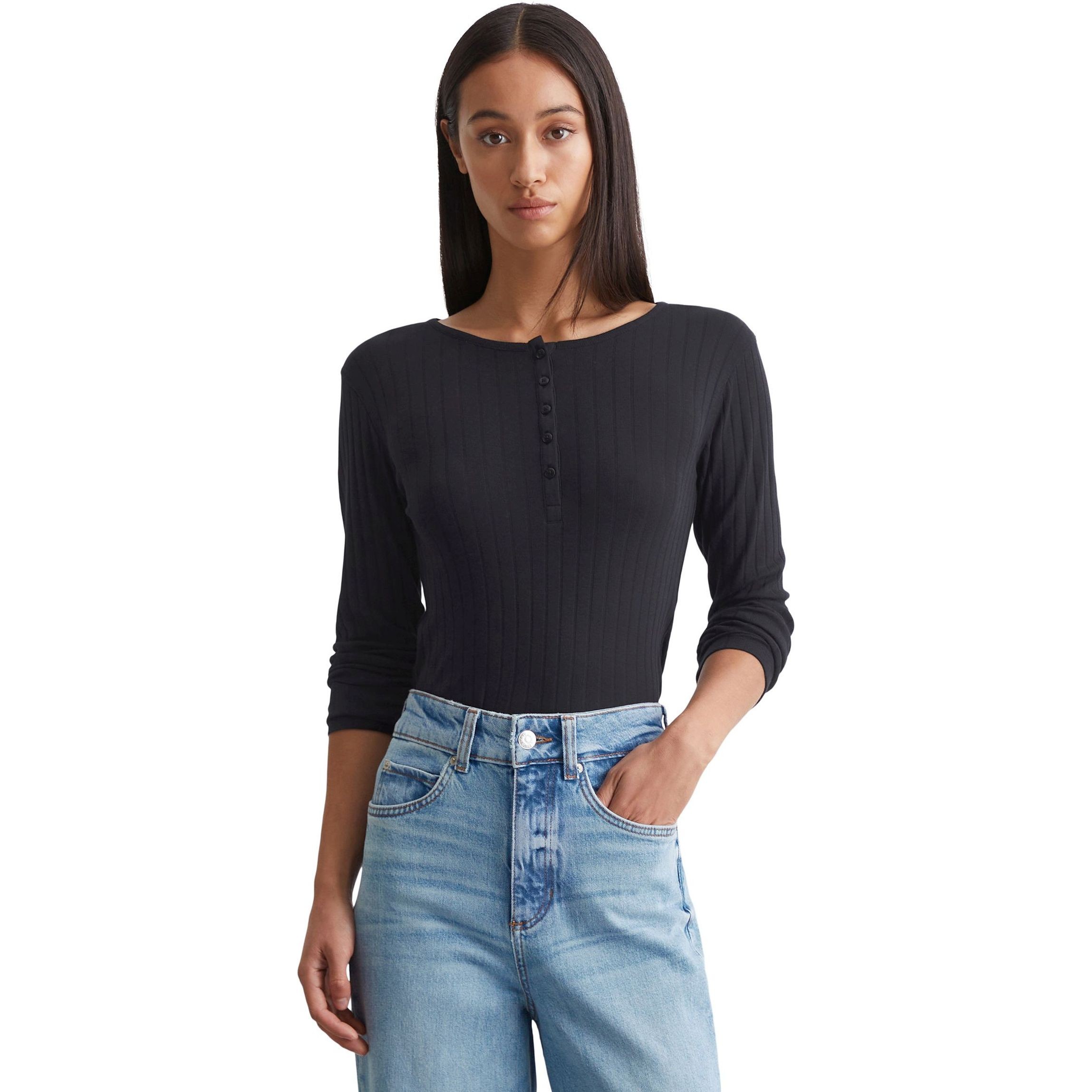 MARC O'POLO Marškinėliai ilgom. rankovėmis moterims, Mėlyna, Tshirts lo 500207852061 2