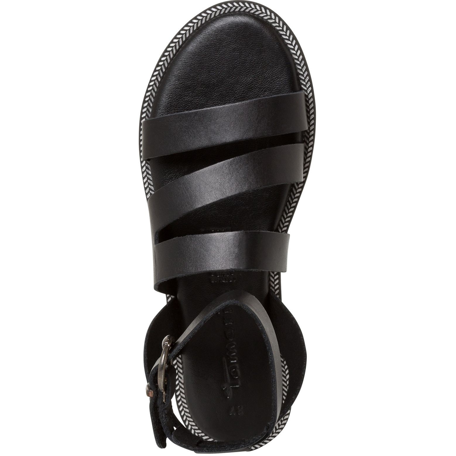 TAMARIS Basutės moterims, Juoda, Sandals 4