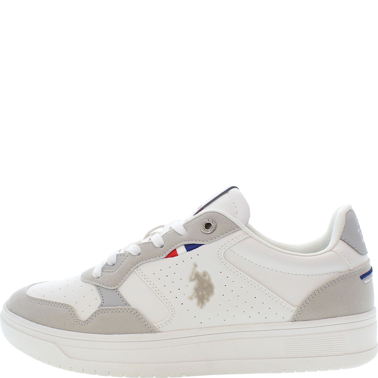 U.S.POLO Laisvalaikio bateliai vyrams, Balta, KOSMO 3