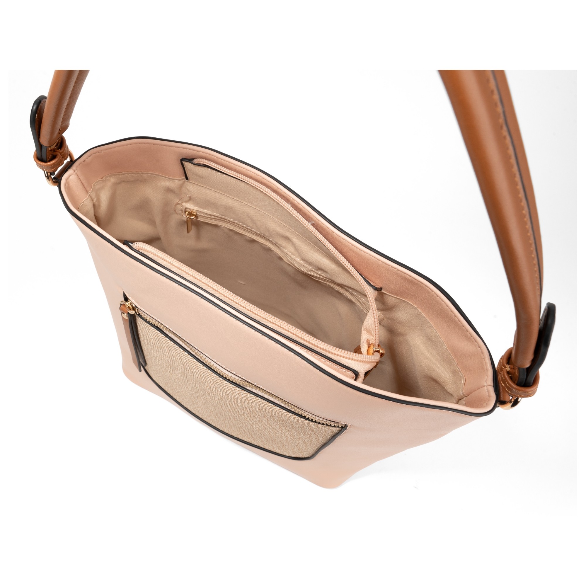 STELLA NEW YORK Rankinė per petį moterims, Ruda, Shoulder bag 3