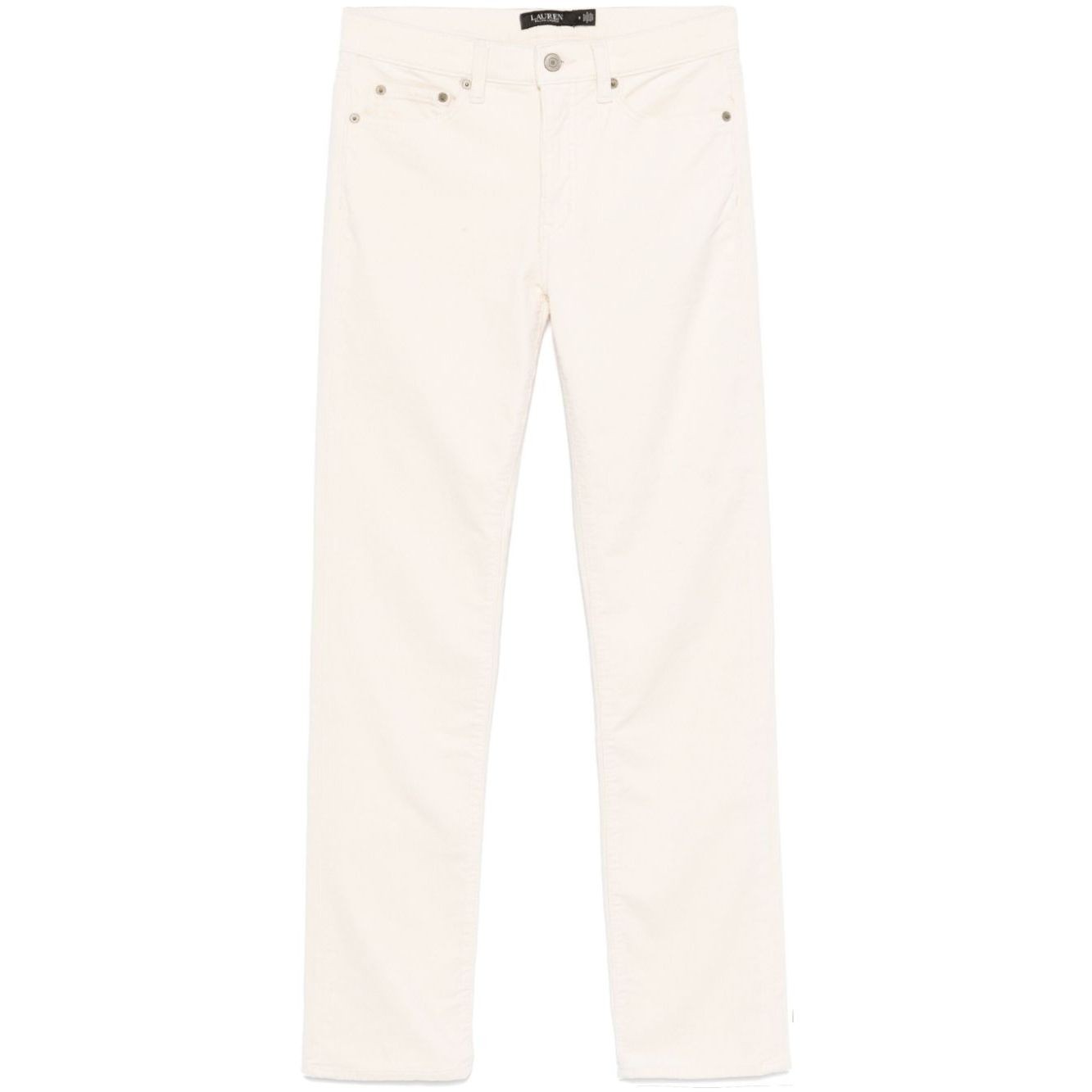 LAUREN RALPH LAUREN Aptempti džinsai moterims, Smėlio, Midrise skinny jeans