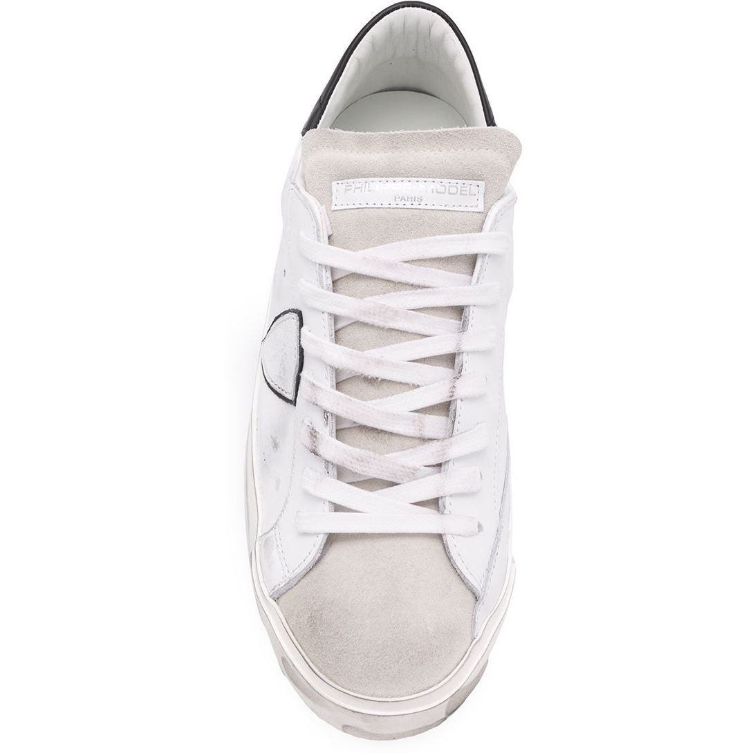 PHILIPPE MODEL Sportiniai bateliai vyrams, Juoda, Prsx low man sneaker 4
