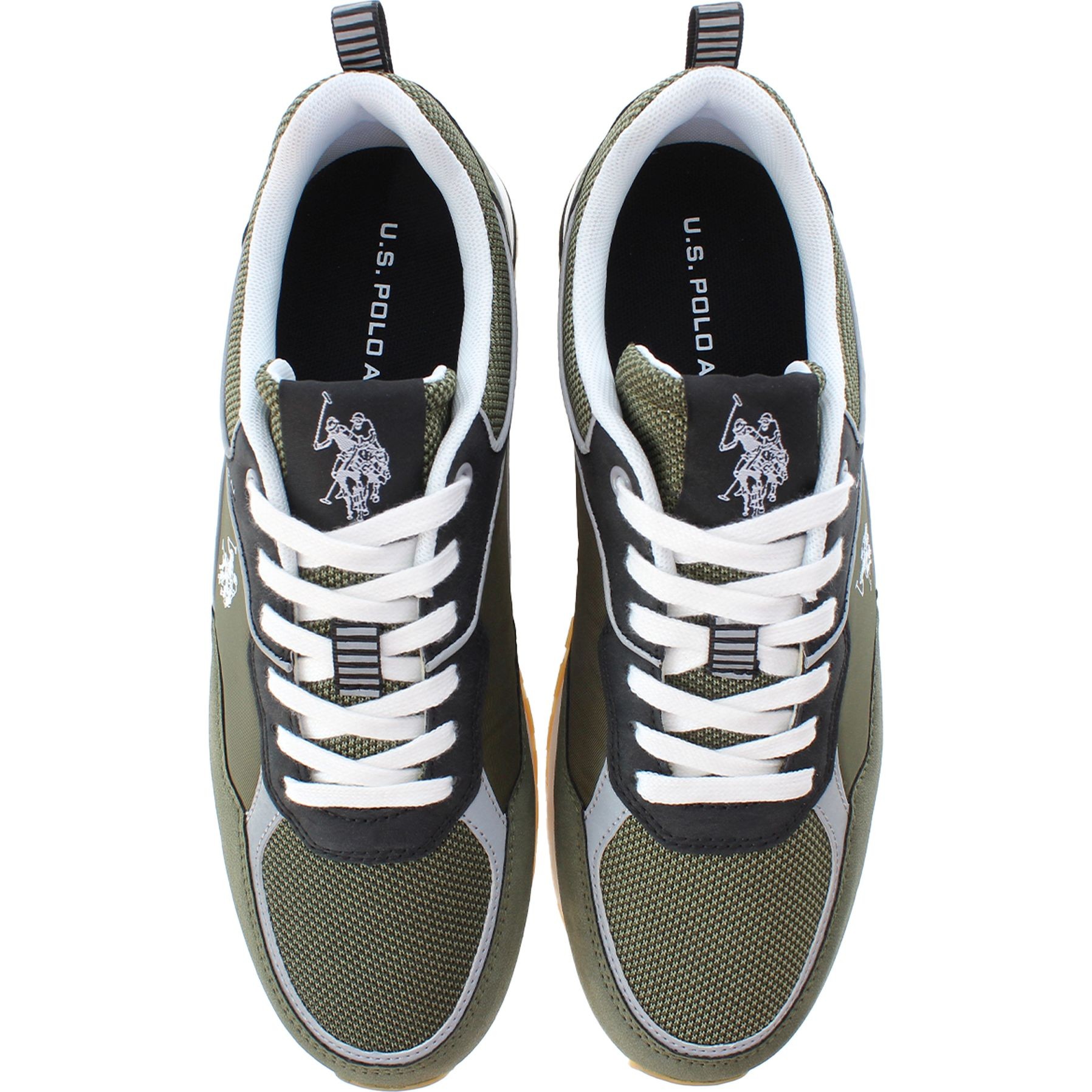 U.S.POLO Laisvalaikio bateliai vyrams, Žalia, TABRY 4