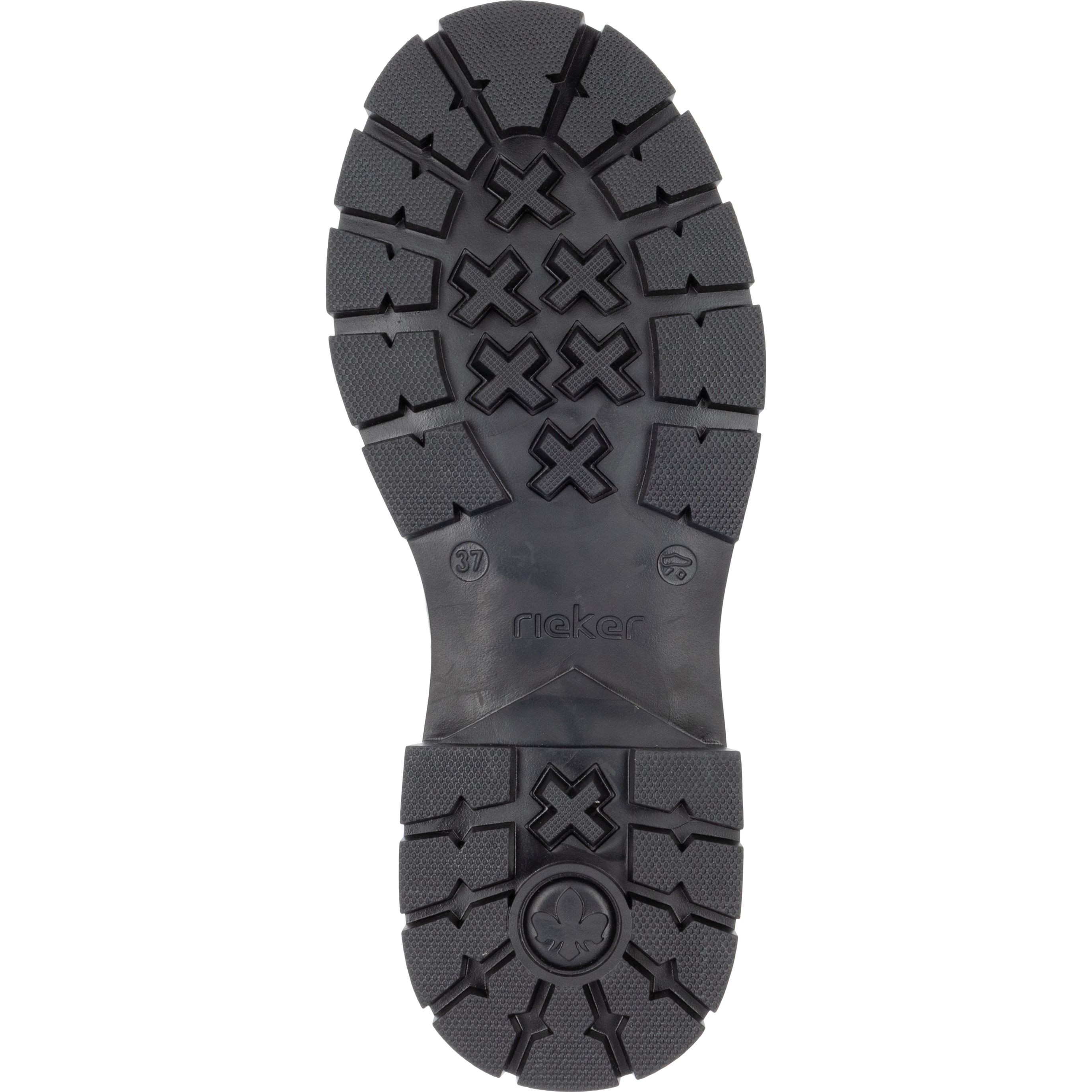 RIEKER Aulinukai moterims, Juoda, Ladies mid height boots 8