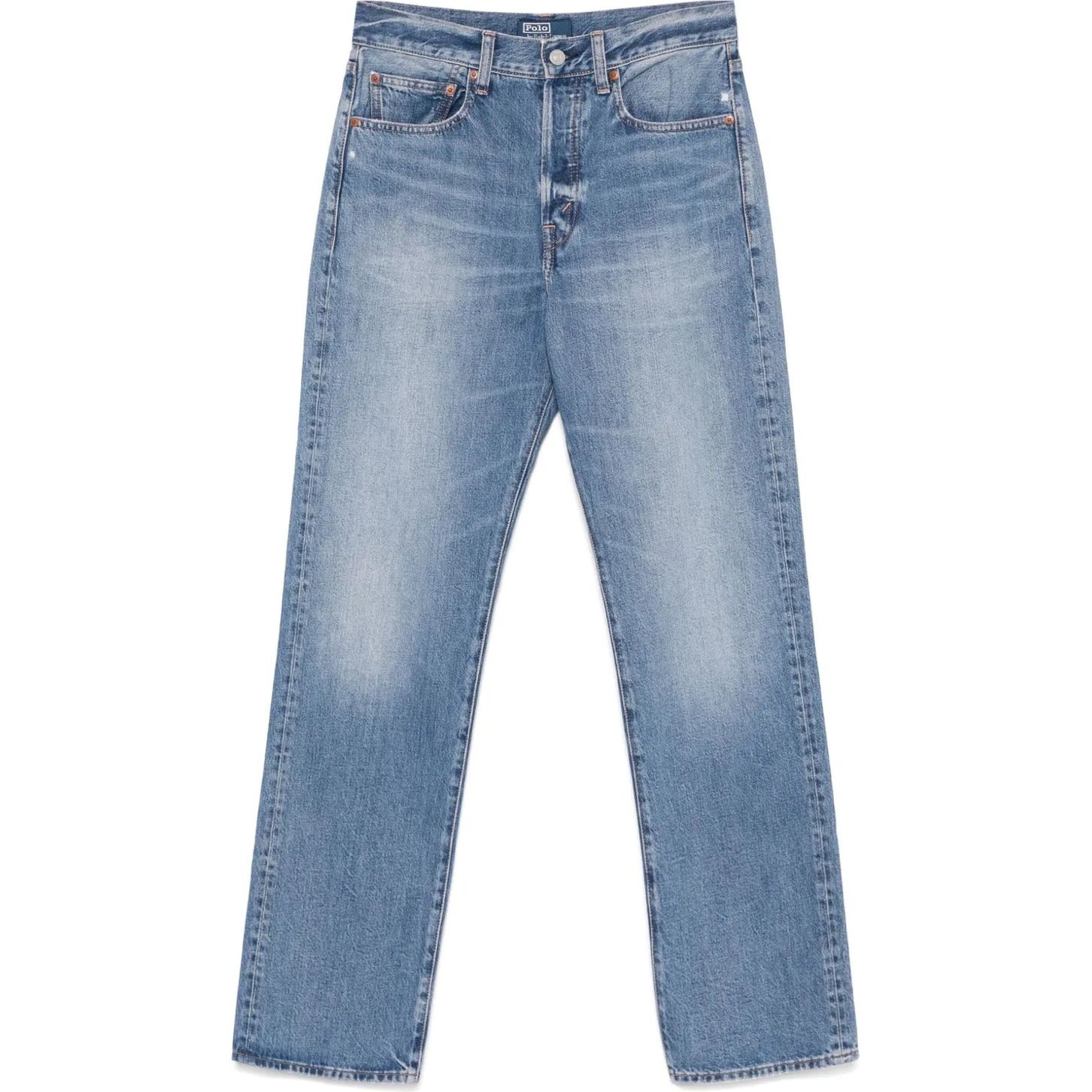 POLO RALPH LAUREN Tiesūs džinsai moterims, Mėlyna, Fl-full length-straight 1