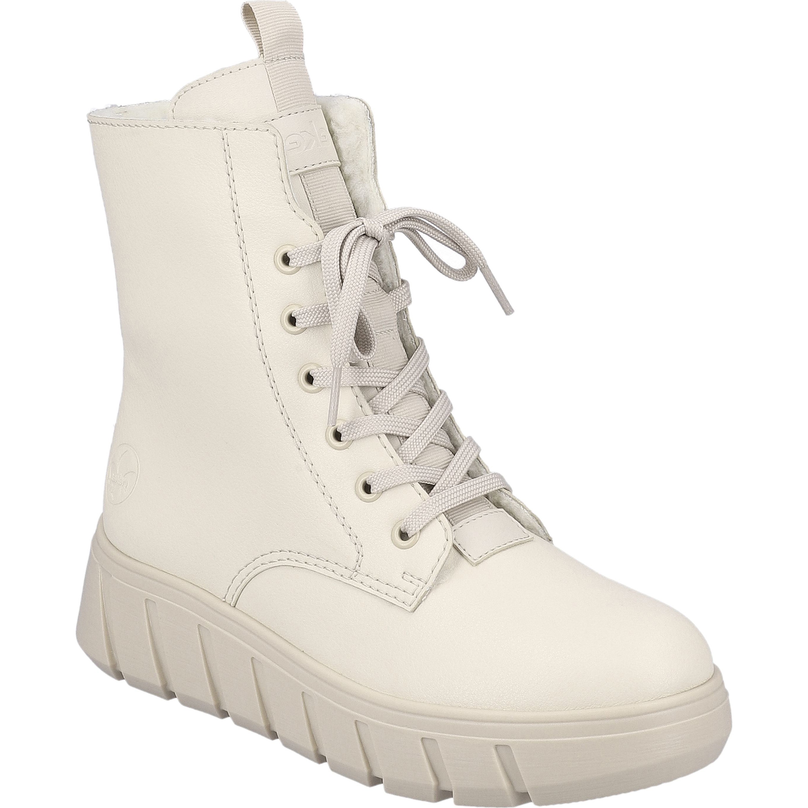 RIEKER Aulinukai moterims, Smėlio, Ladies mid height boots 1