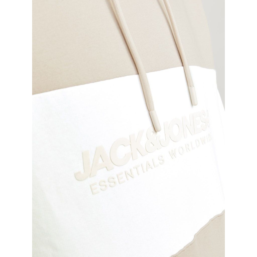 JACK & JONES Džemperis vyrams, Smėlio, Legacy blocking sweat hood 4