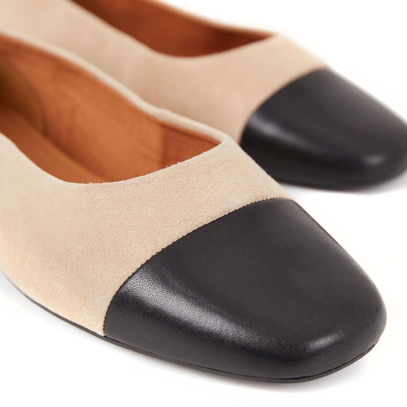 VAGABOND Balerinos moterims, Smėlio, Jolin ballerinas 5