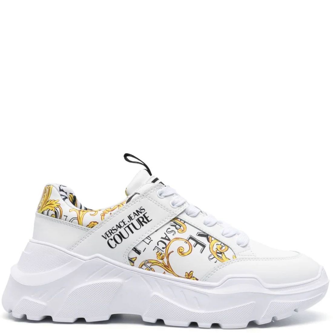 VERSACE JEANS CUTURE Sportbačiai vyrams, Balta, Fondo Speedtrack Sneakers 2