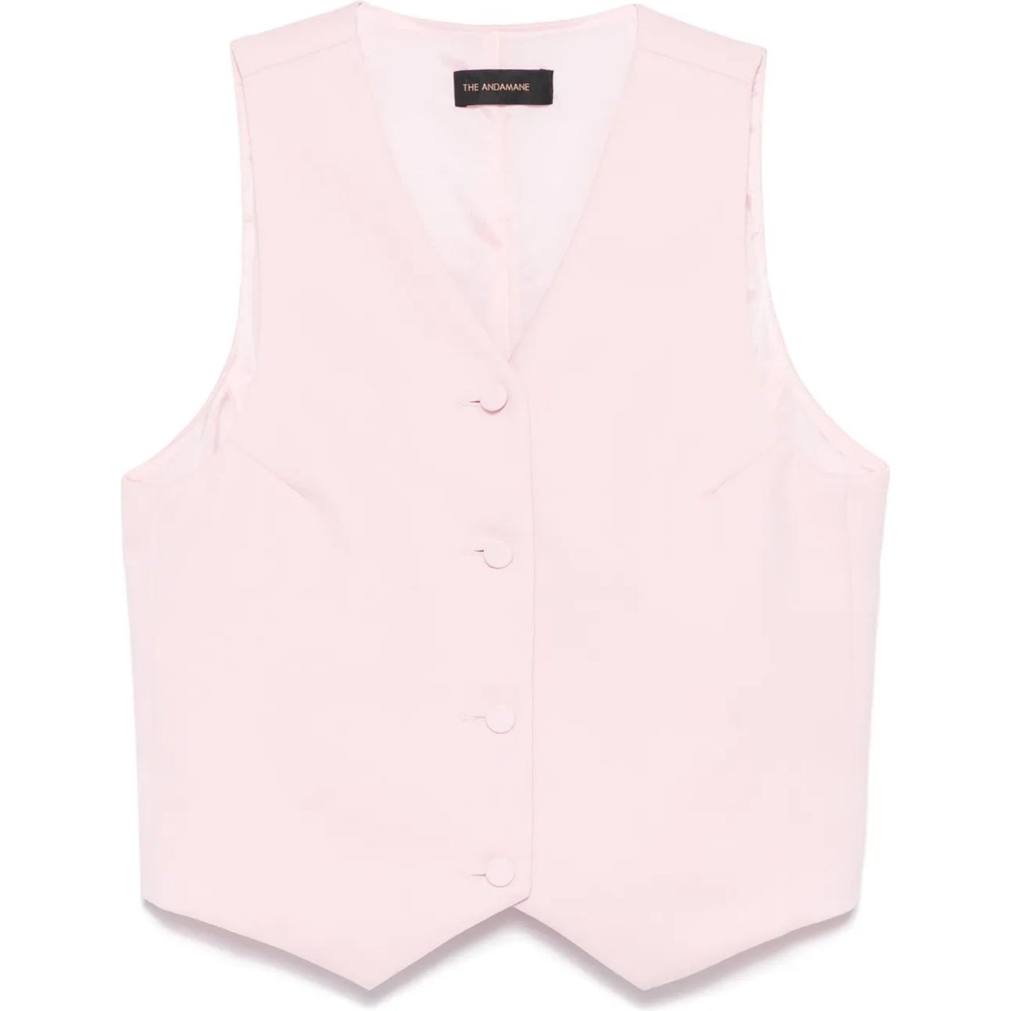 THE ANDAMANE Marškiniai be rankovių moterims, Rožinė, Pauline vest