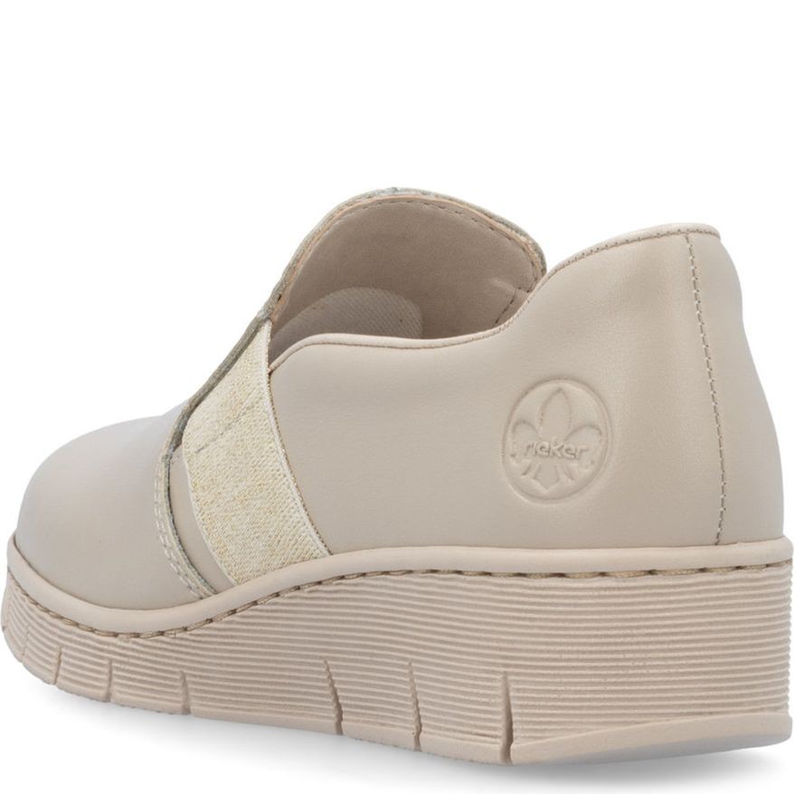 RIEKER Laisvalaikio bateliai moterims, Smėlio, Sneakers 4