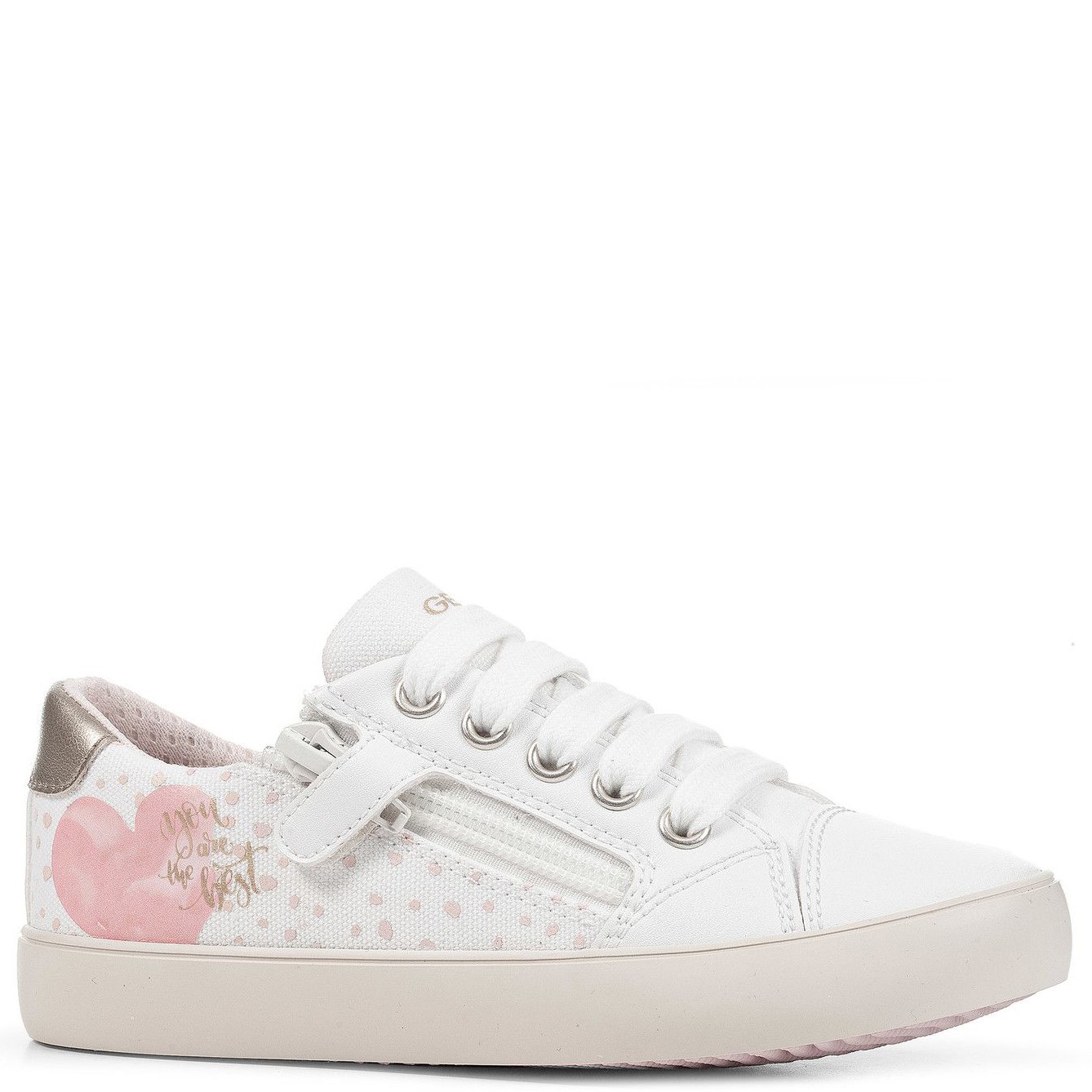 GEOX Sportiniai bateliai mergaitėms, Balta, GISLI SPORT SHOES 2