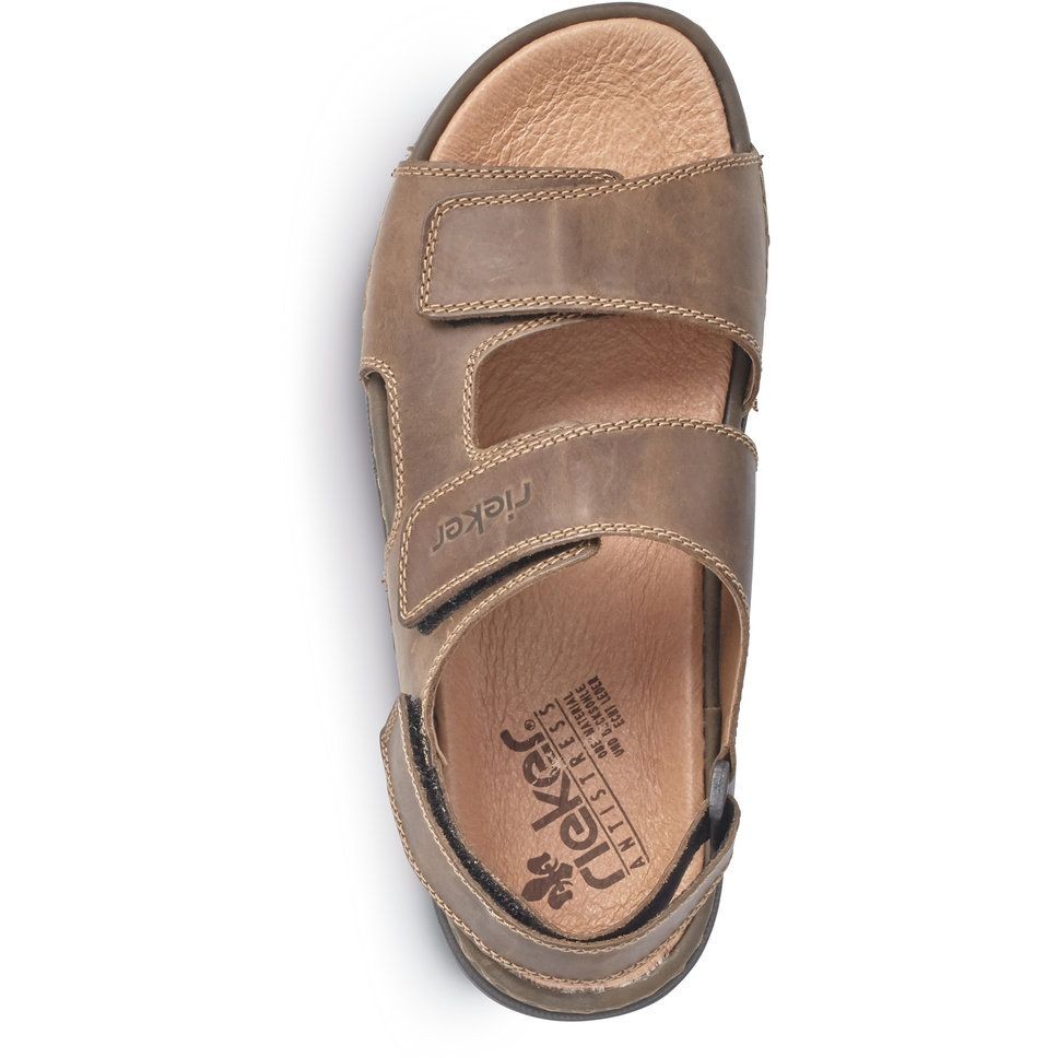 RIEKER Basutės vyrams, Ruda, SANDALS 4