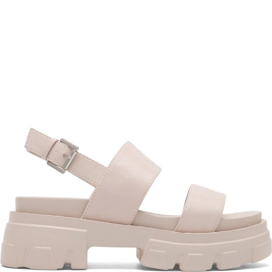 DEEZEE Basutės moterims, Smėlio, SANDALS 2