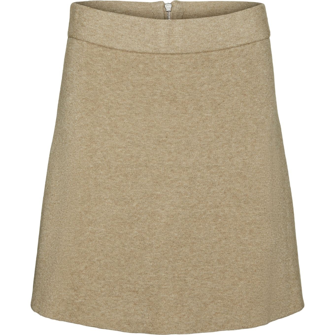 VERO MODA Mini sijonas moterims, Smėlio, Gold skater skirt 1