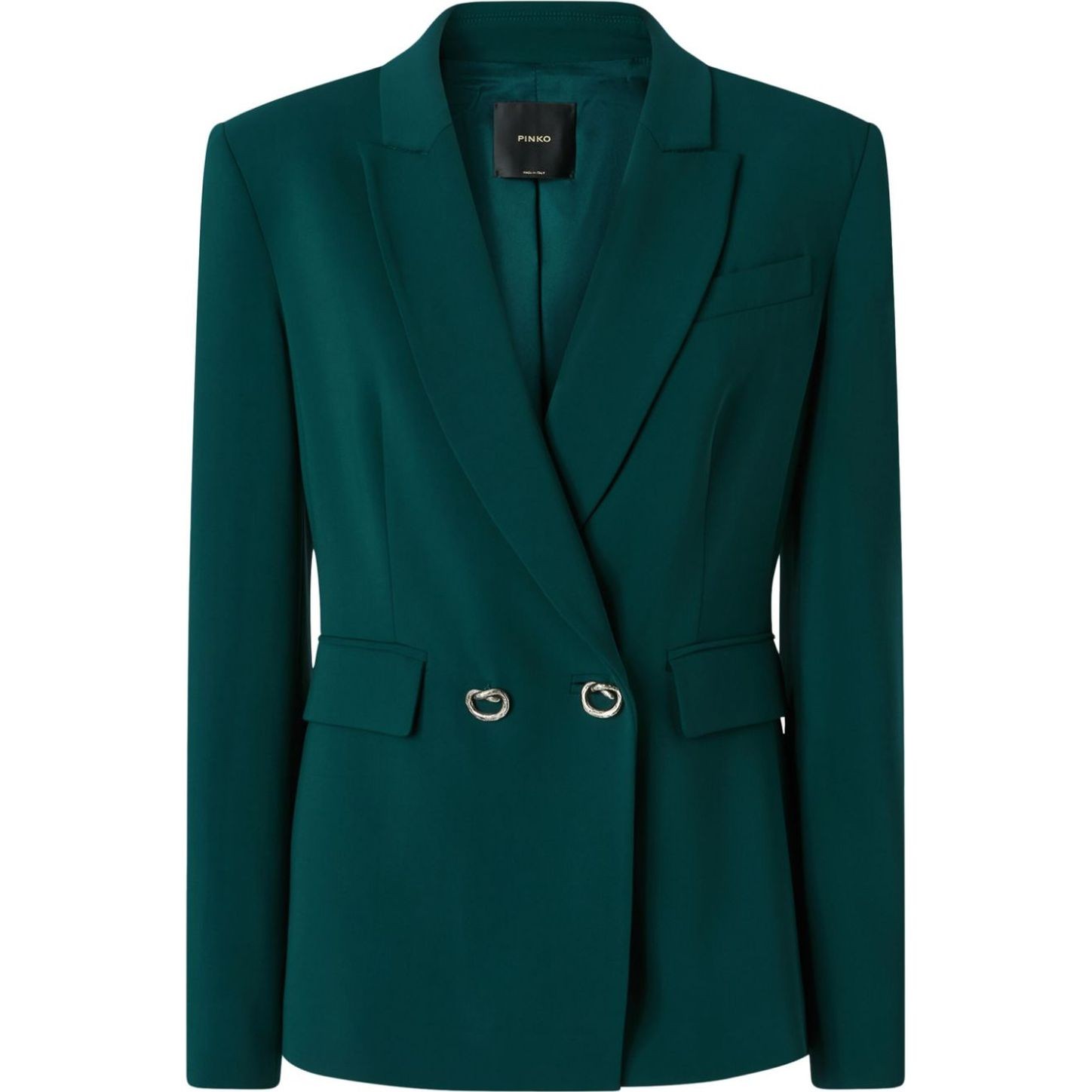 PINKO Švarkas moterims, Juoda, Metal-buttons cady blazer 2
