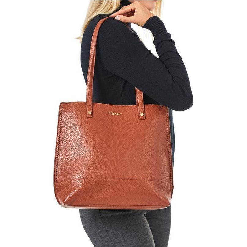 RIEKER Pirkinių krepšys, Smėlio, Tote bag 7