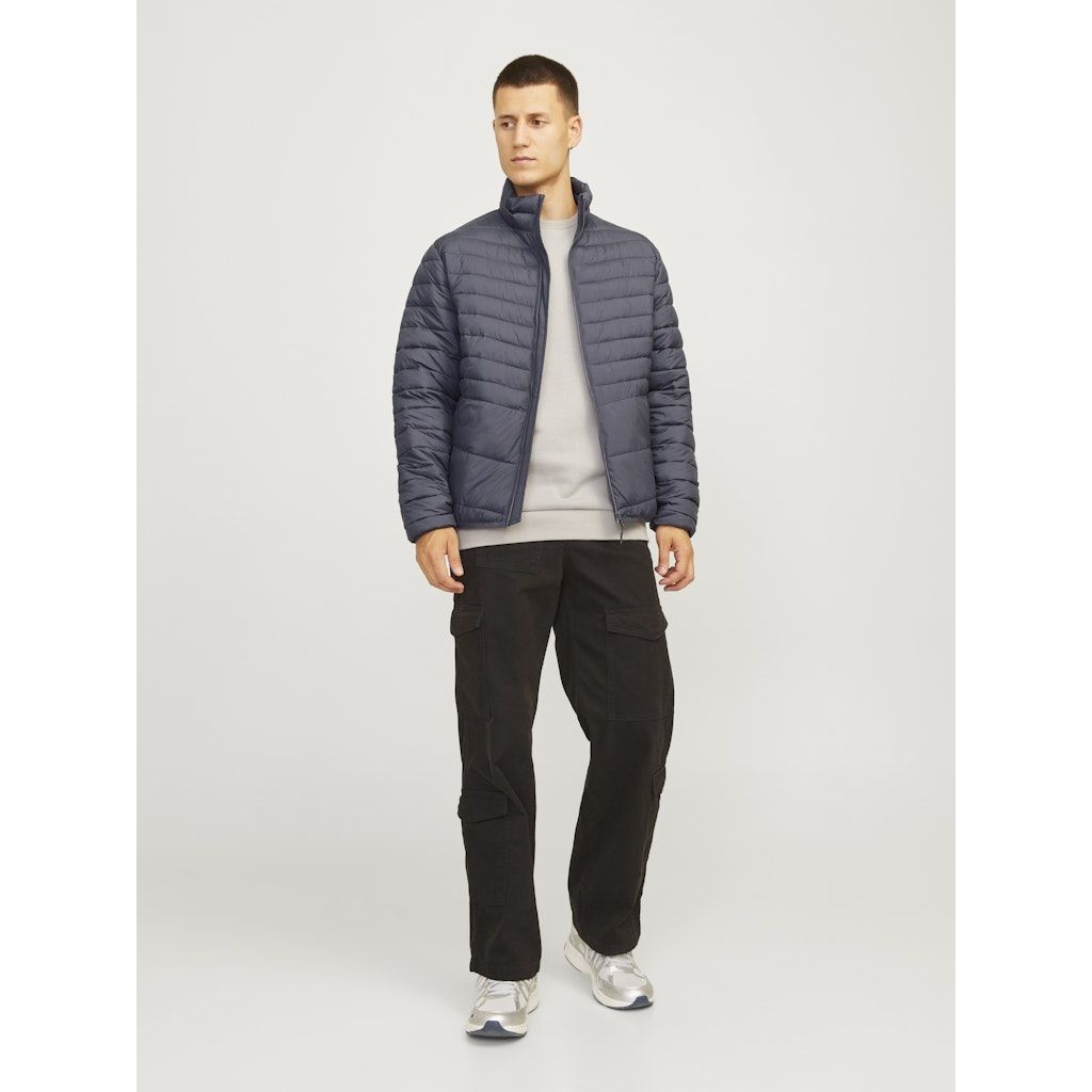 JACK & JONES Lengva striukė vyrams, Mėlyna, State packable puffer collar 3
