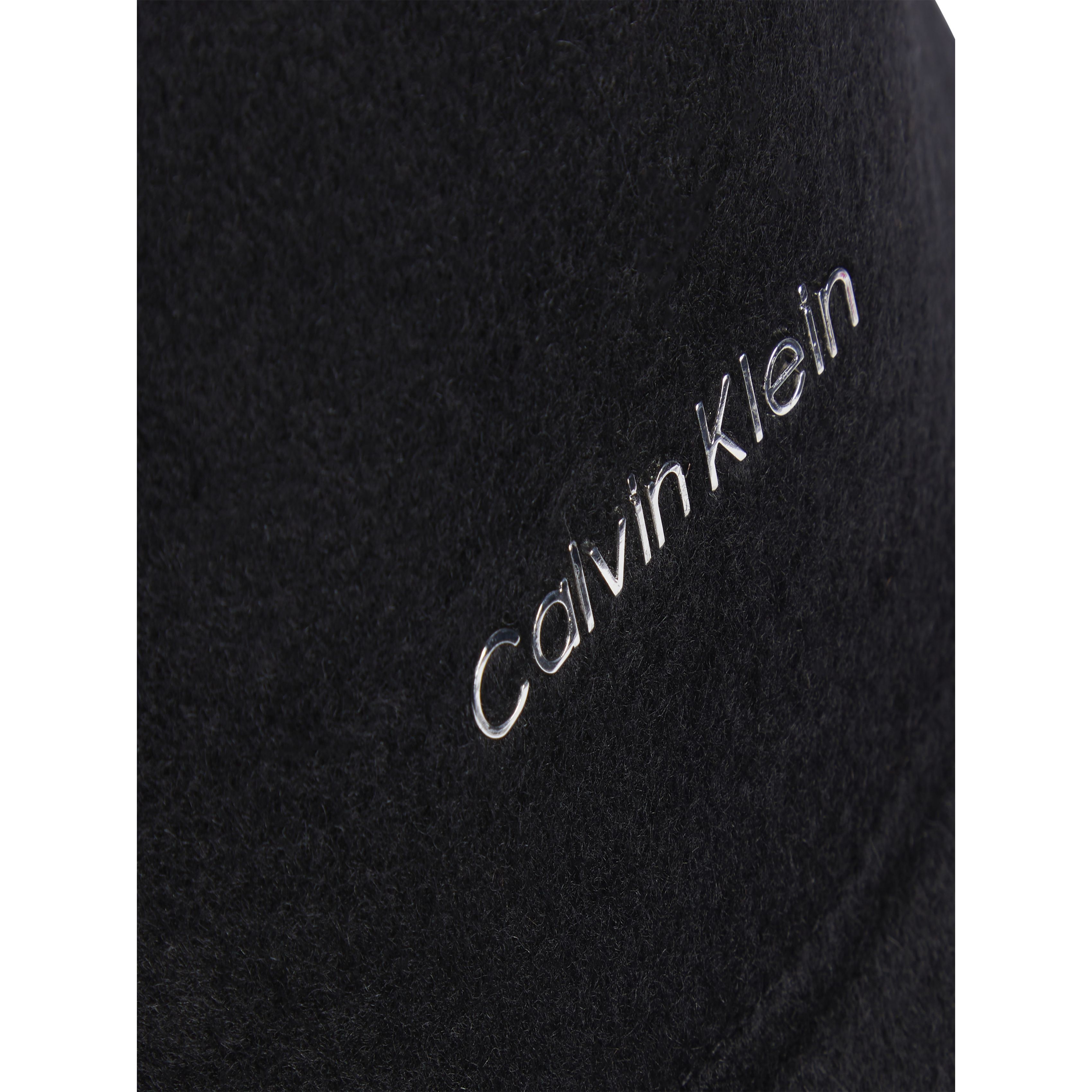 CALVIN KLEIN Kepurė moterims, Juoda, Metal lettering cap 3