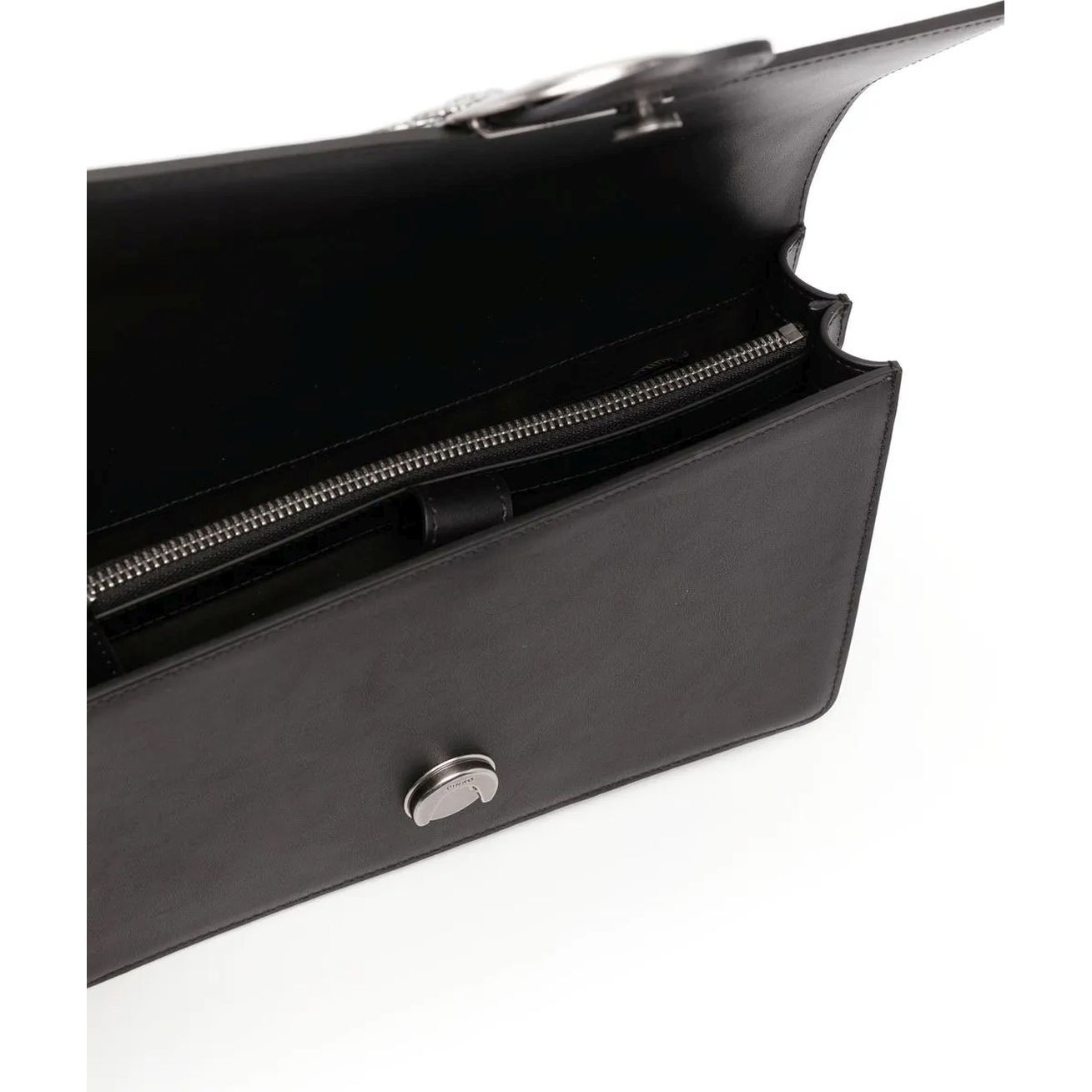 PINKO Rankinė per petį moterims, Juoda, Love one classic crossbody bag 4