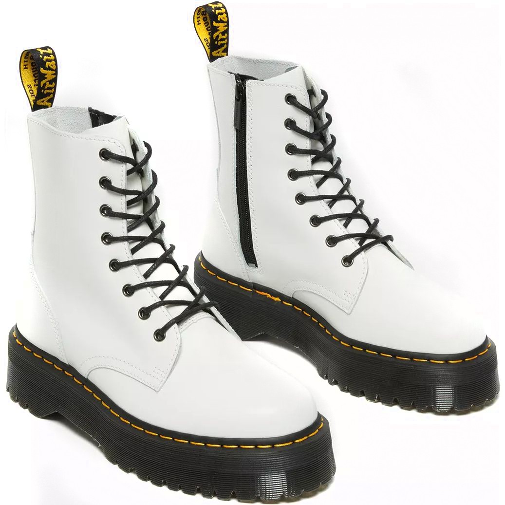 DR. MARTENS Aulinukai moterims, Balta, Jadon Polished Smooth Booties 3