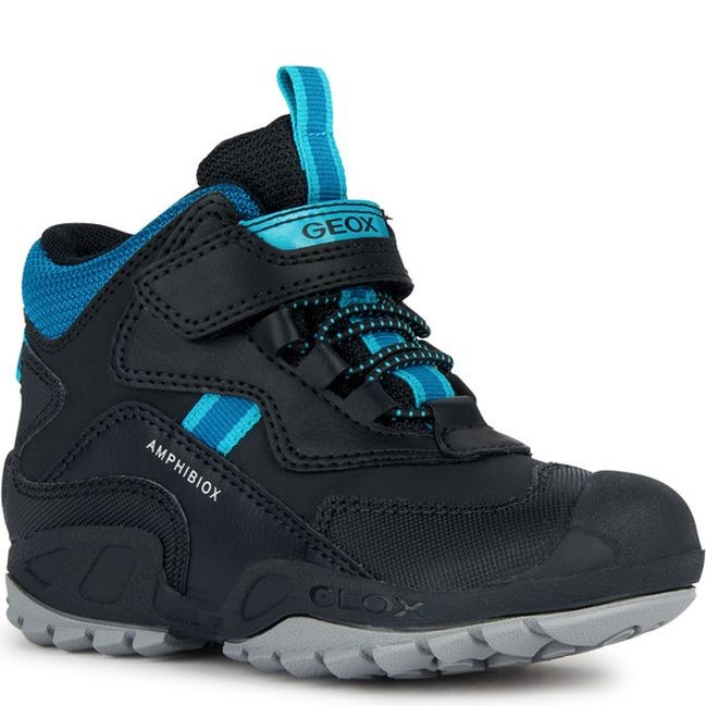 GEOX Aulinukai berniukams, Juoda, New savage booties 1