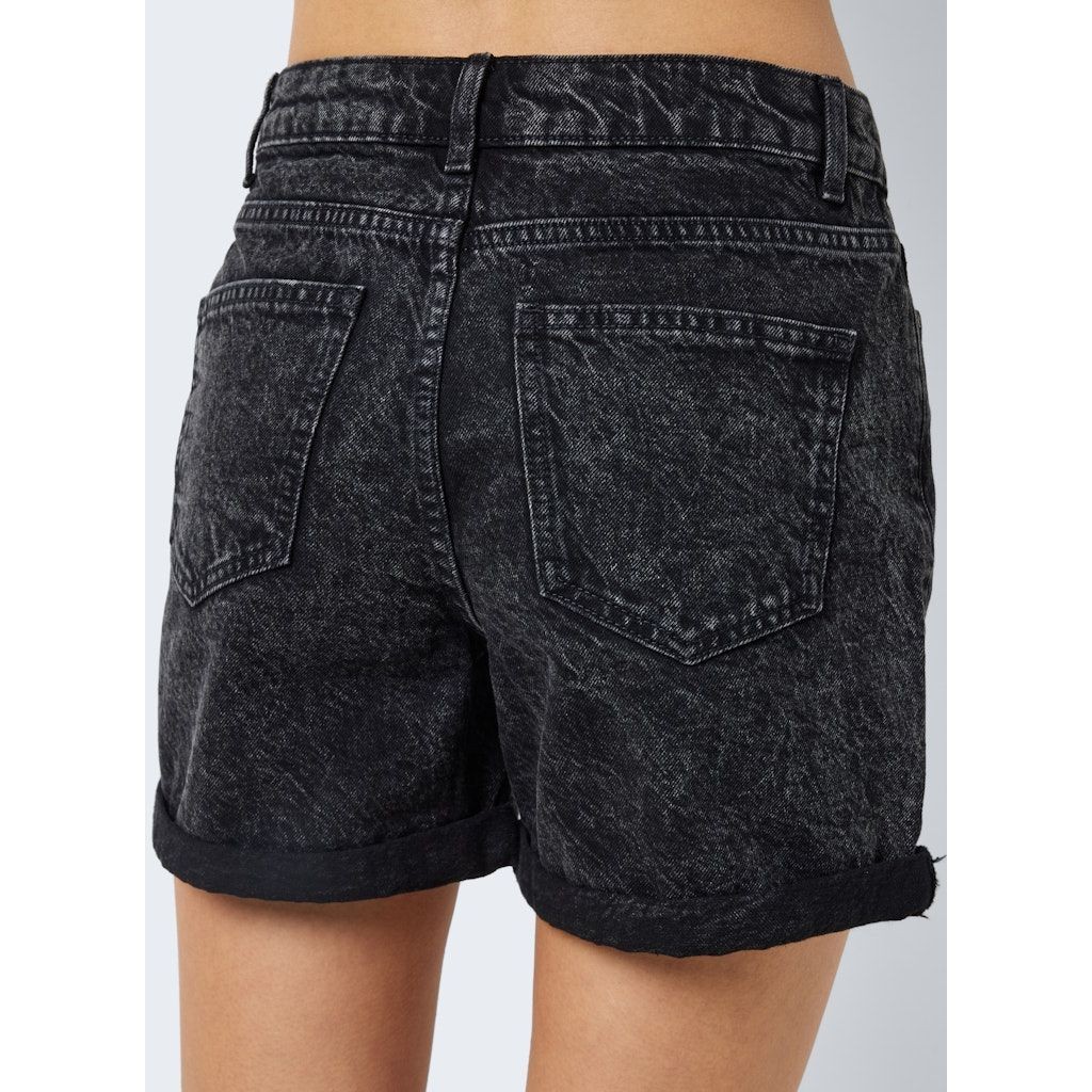 NOISY MAY Šortai moterims, Pilka, NMSMILEY  NW SHORTS V 8