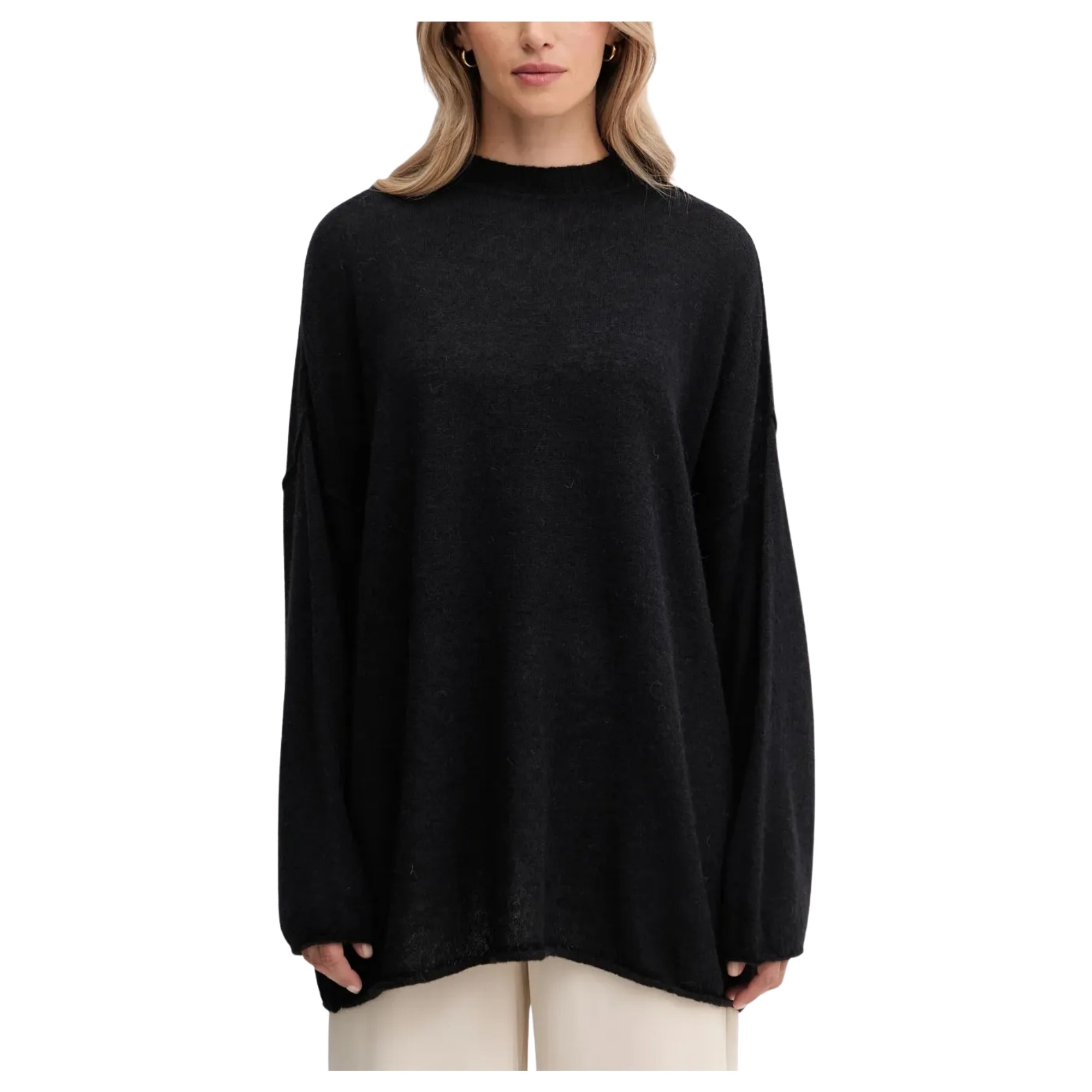 PINKO Megztinis moterims, Juoda, Marshall sweater 1