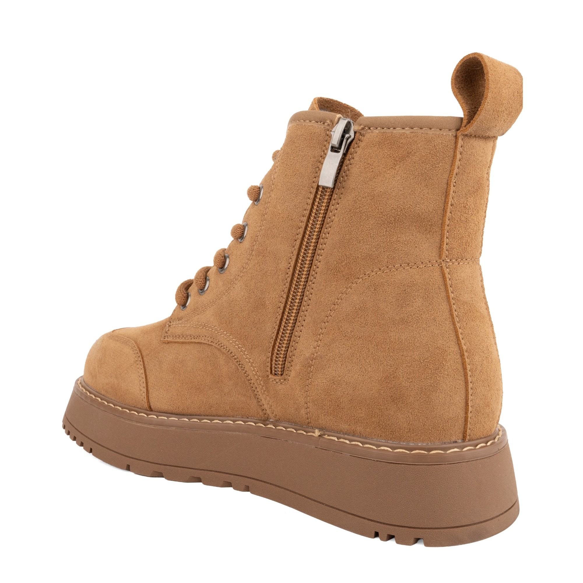 LA CONTE Pašiltinti aulinukai moterims, Smėlio, Wm booties, LA CONTE 3