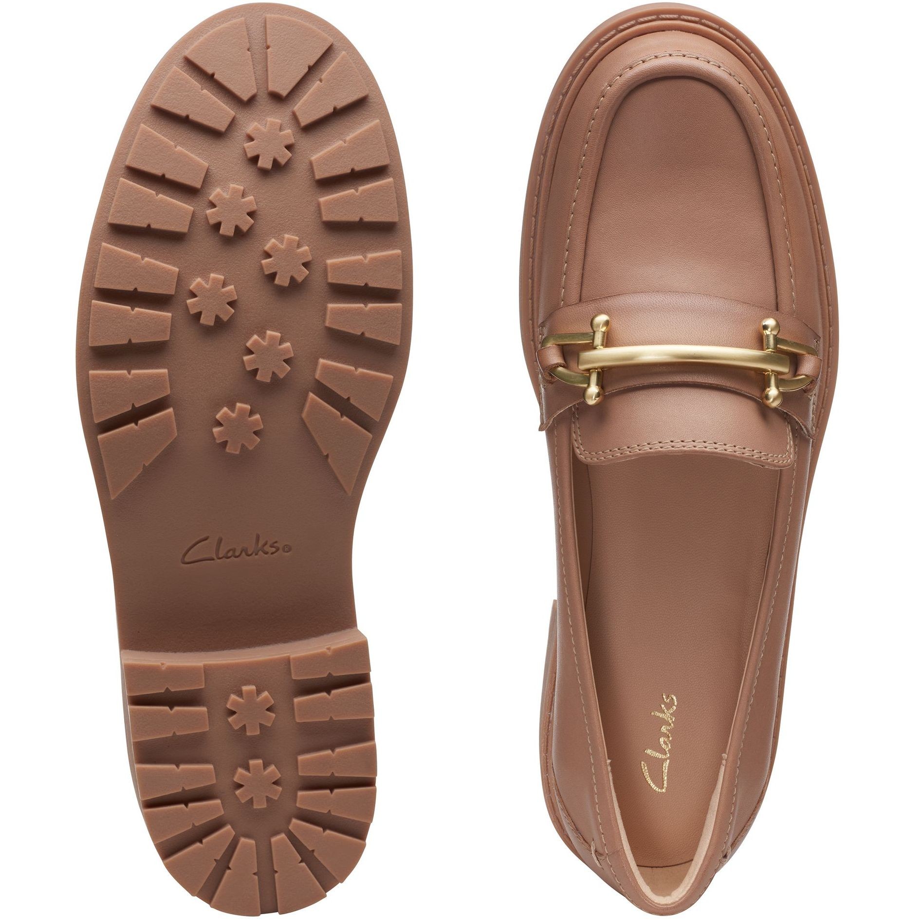 CLARKS Loaferiai moterims, Smėlio, Orinoco2 Edge Loafers 6