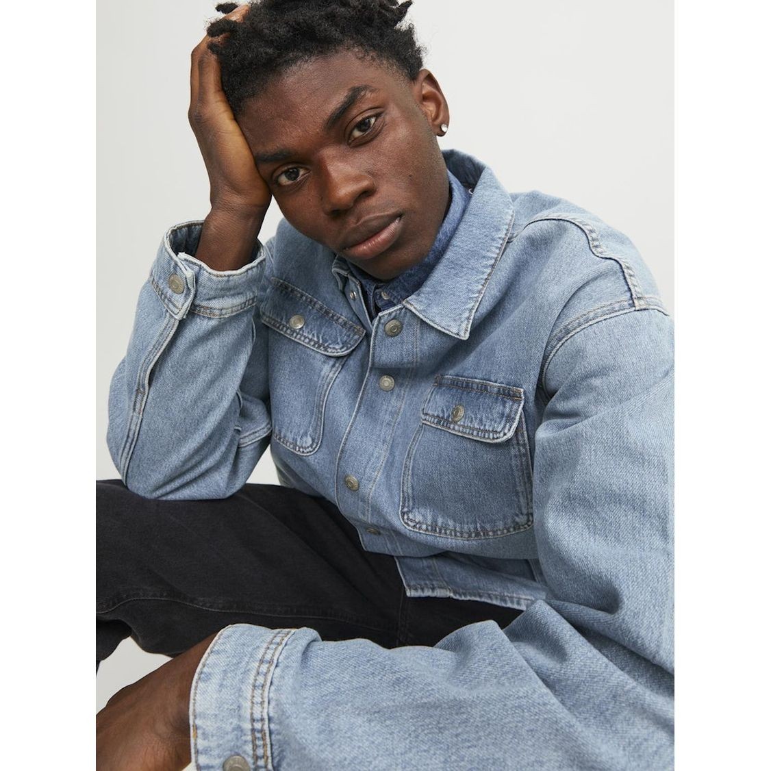 JACK & JONES Marškiniai vyrams, Mėlyna, Jjichase shirts 7