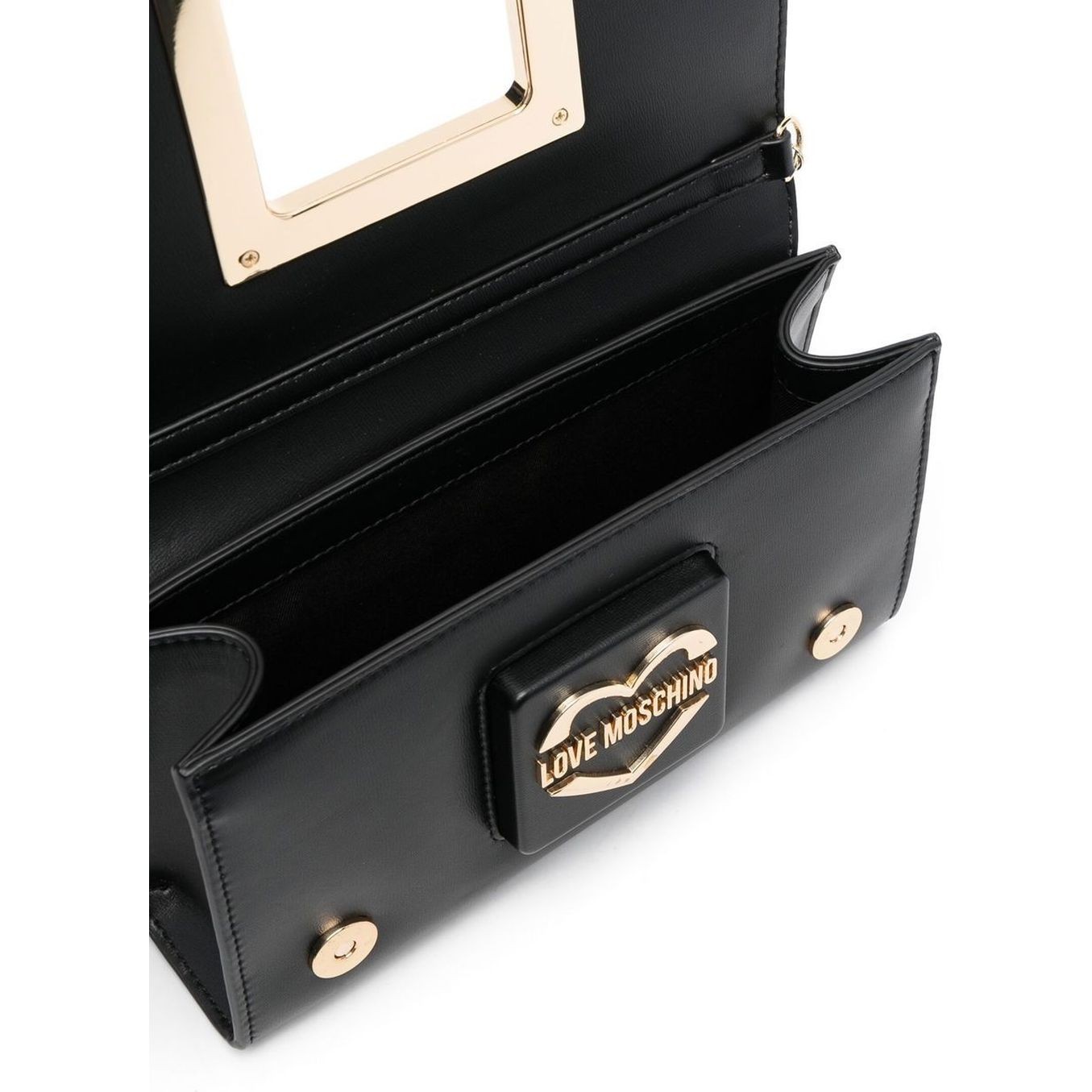 LOVE MOSCHINO Rankinė per petį moterims, Juoda, Crossbody 4